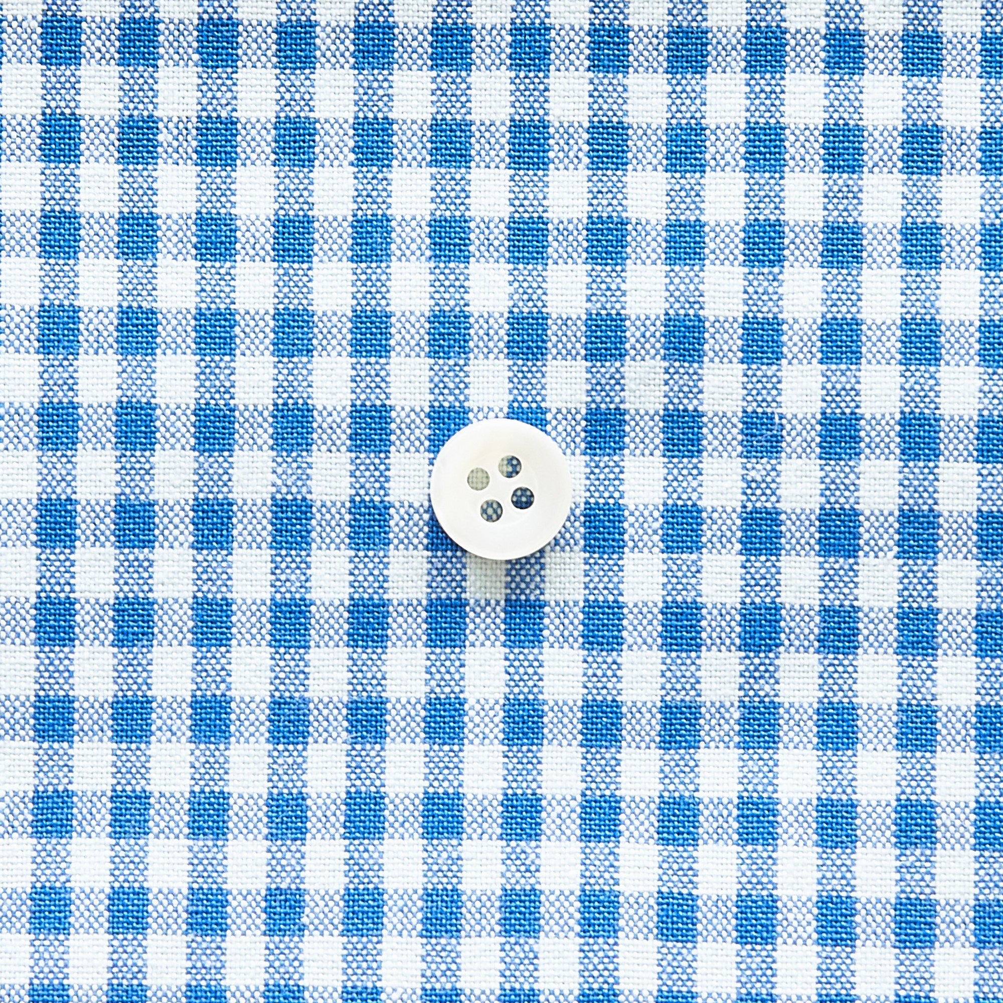 綿ポリ交織ダンガリー3mmギンガム#118 ブルー