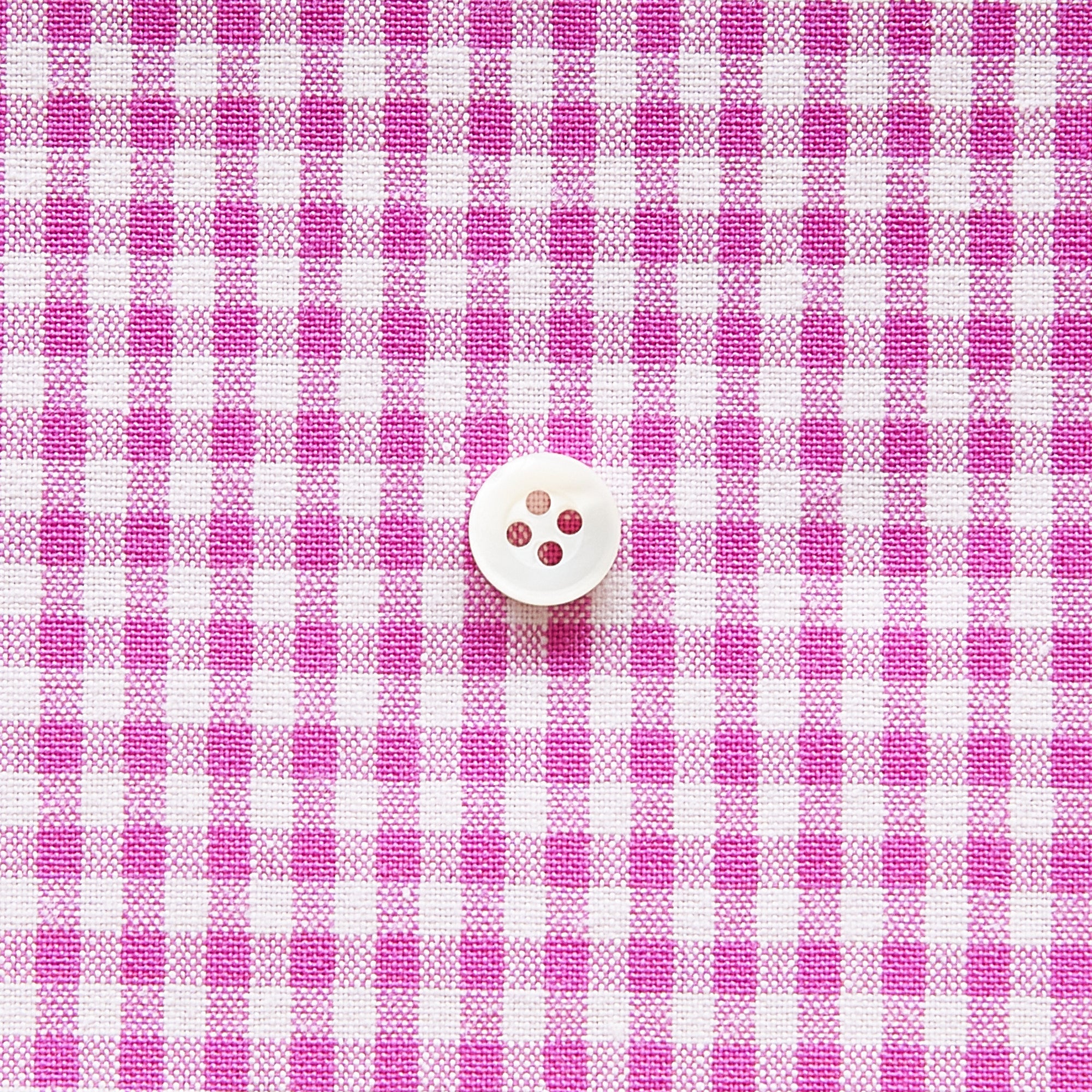 綿ポリ交織ダンガリー3mmギンガム#121 ラズベリー