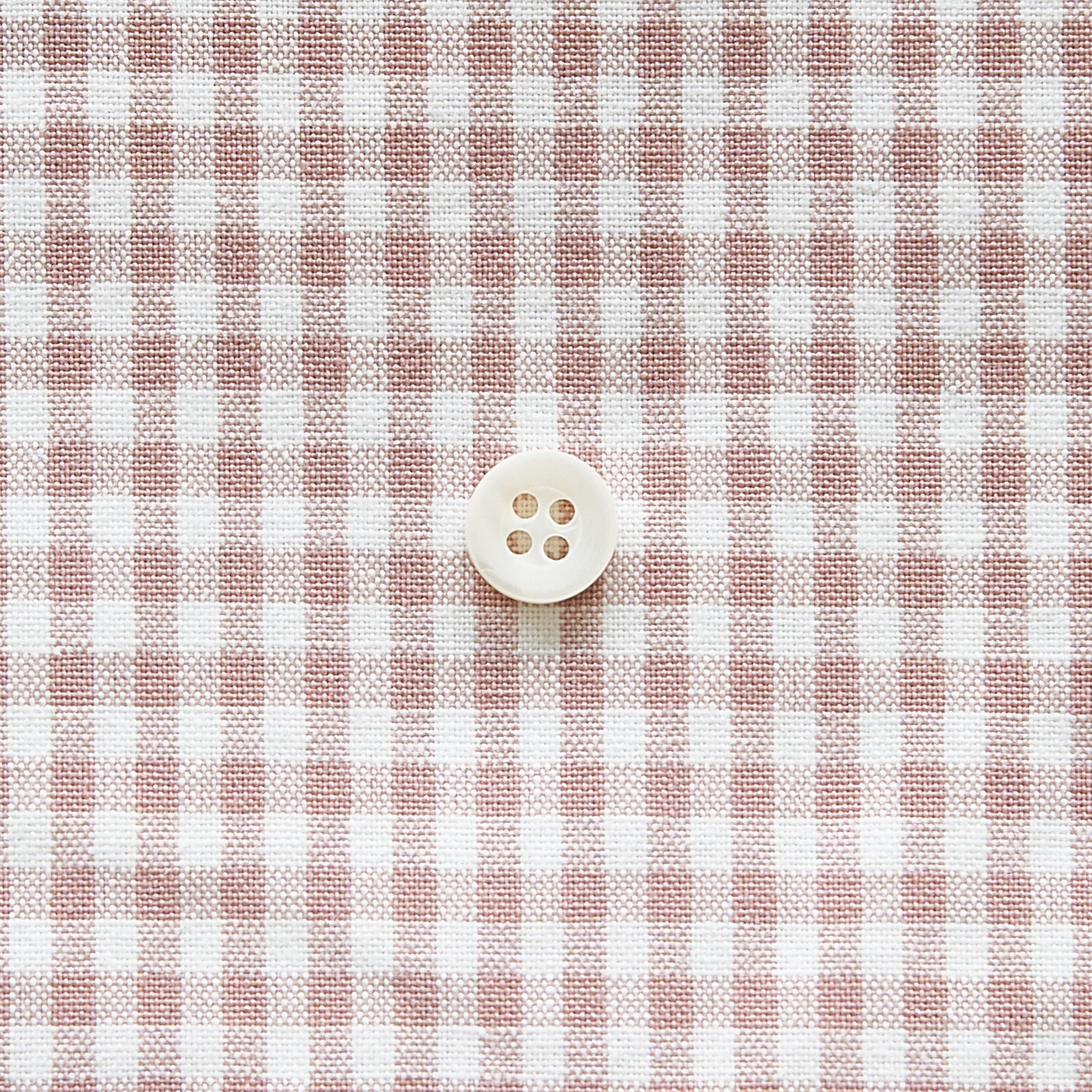 綿ポリ交織ダンガリー3mmギンガム#202 スモークピンク