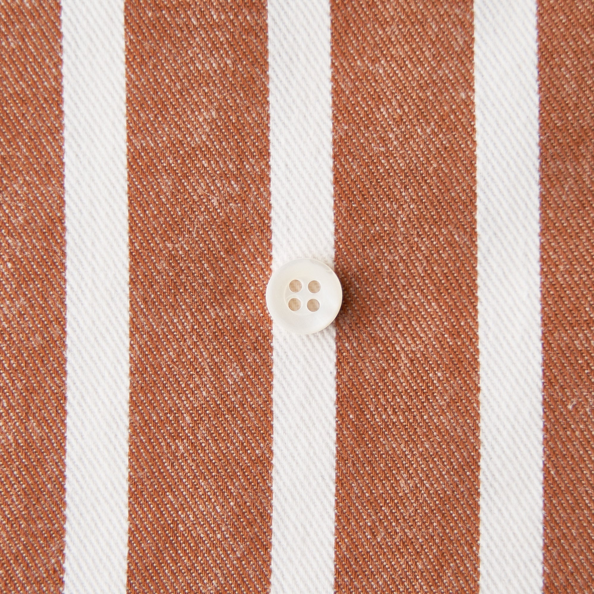 綿ポリ交織デニム1.5mmストライプ#Aブラウン