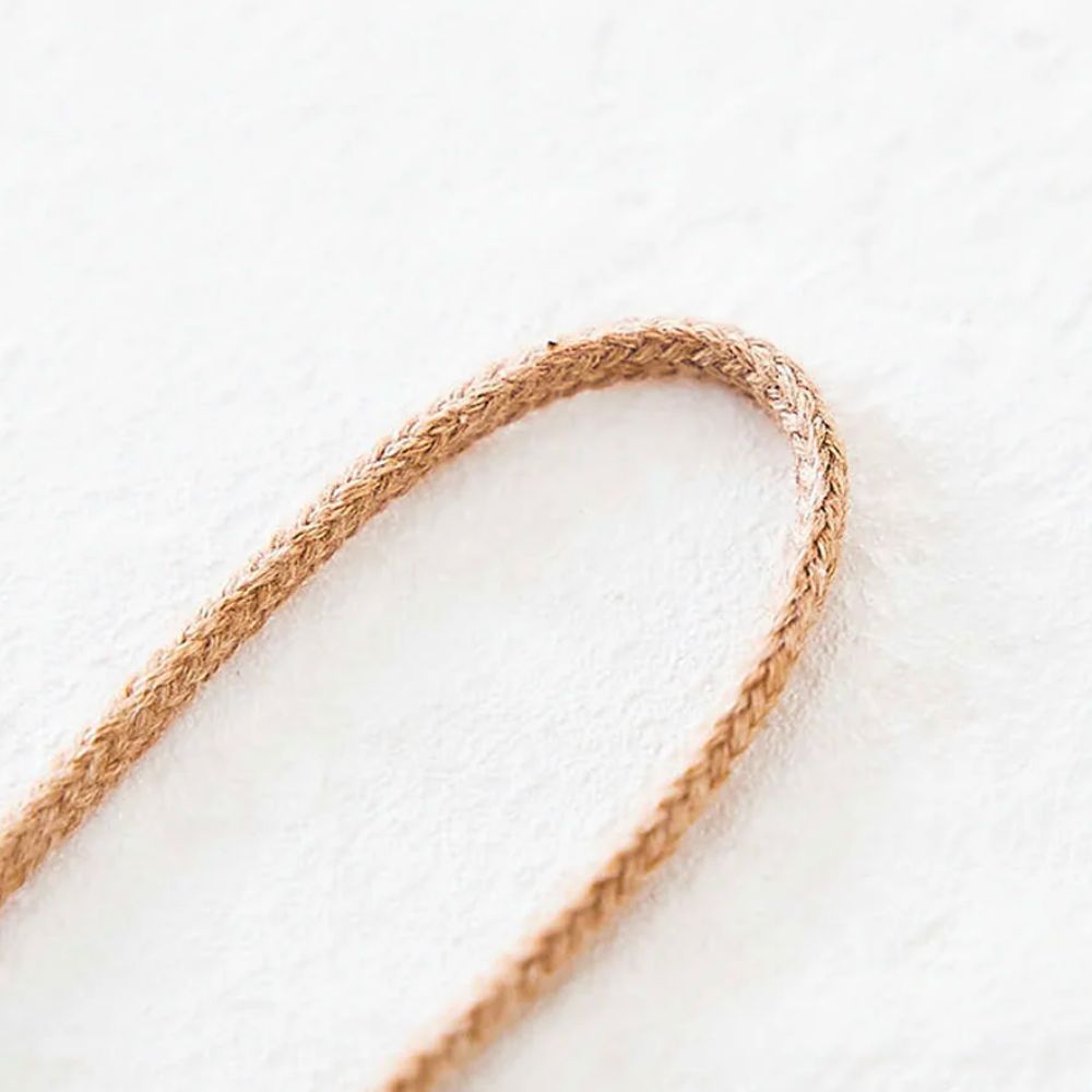 オーガニックコットン 3mm/5mm 丸紐 7color 1m単位