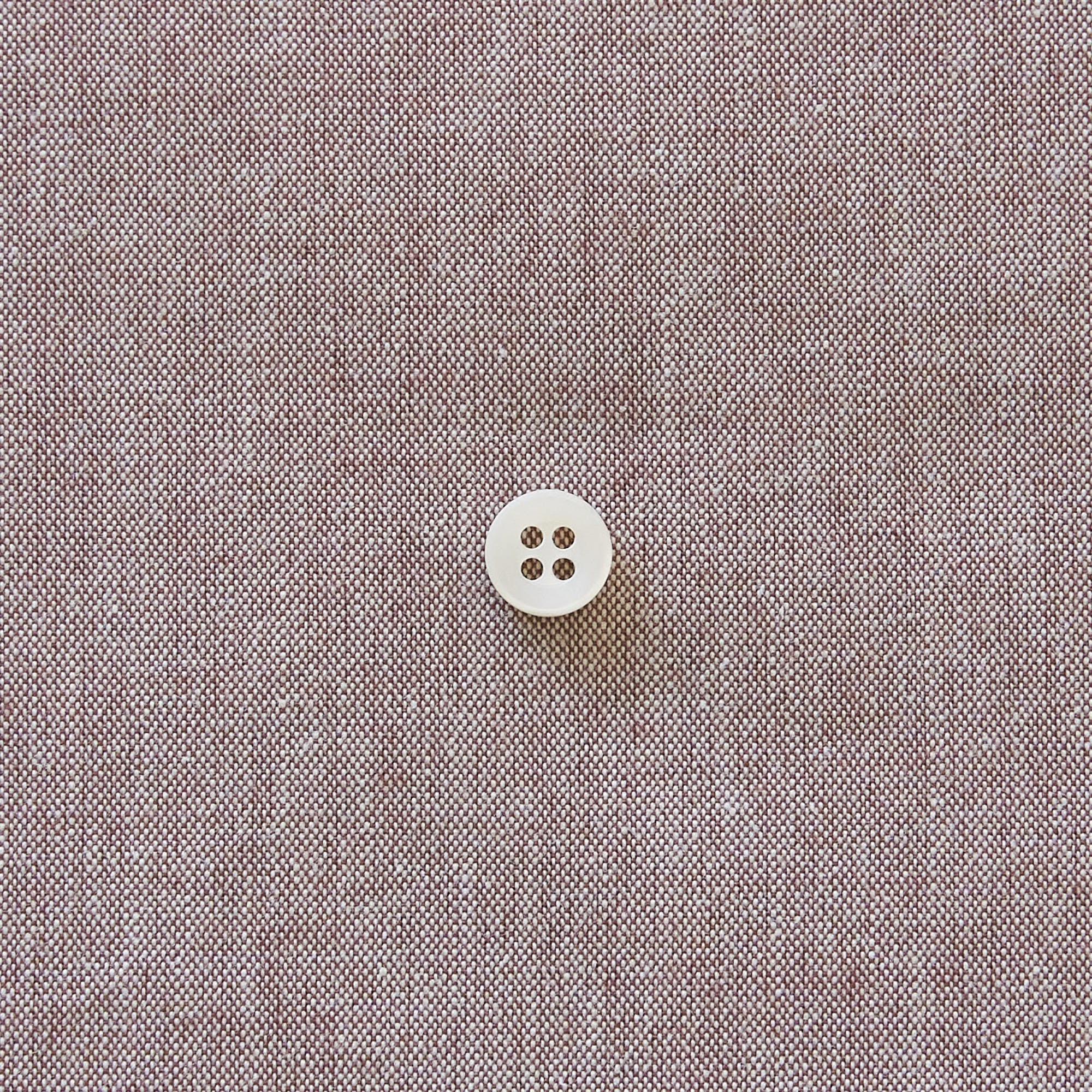 綿ポリ交織ソフトダンガリー#Eブラウン