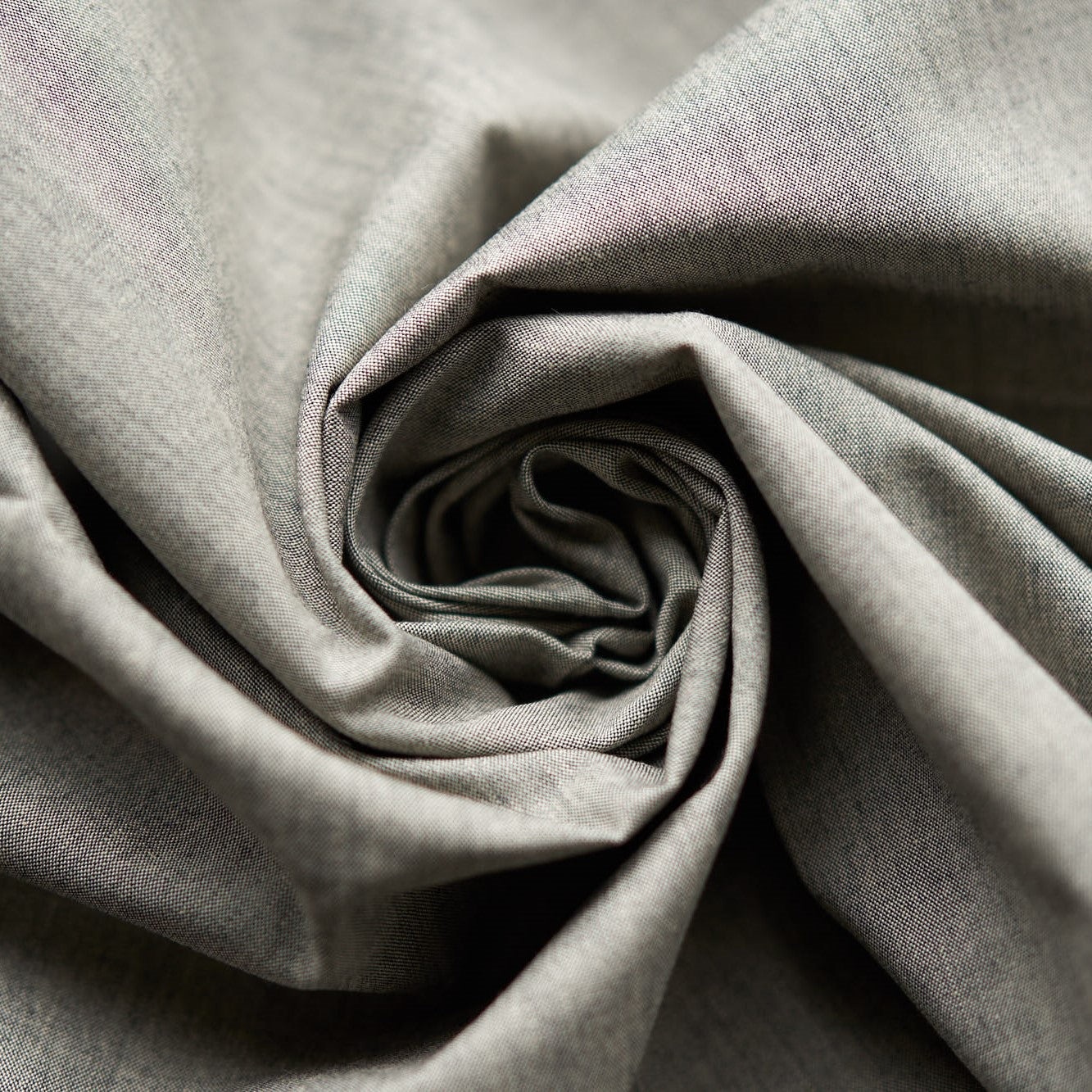 綿ポリ交織ソフトダンガリー#Fブラック