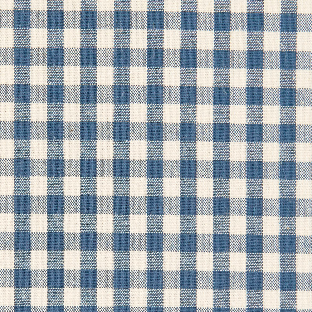 綿ポリ交織ソフトダンガリー5mmギンガムチェック#Bネイビー