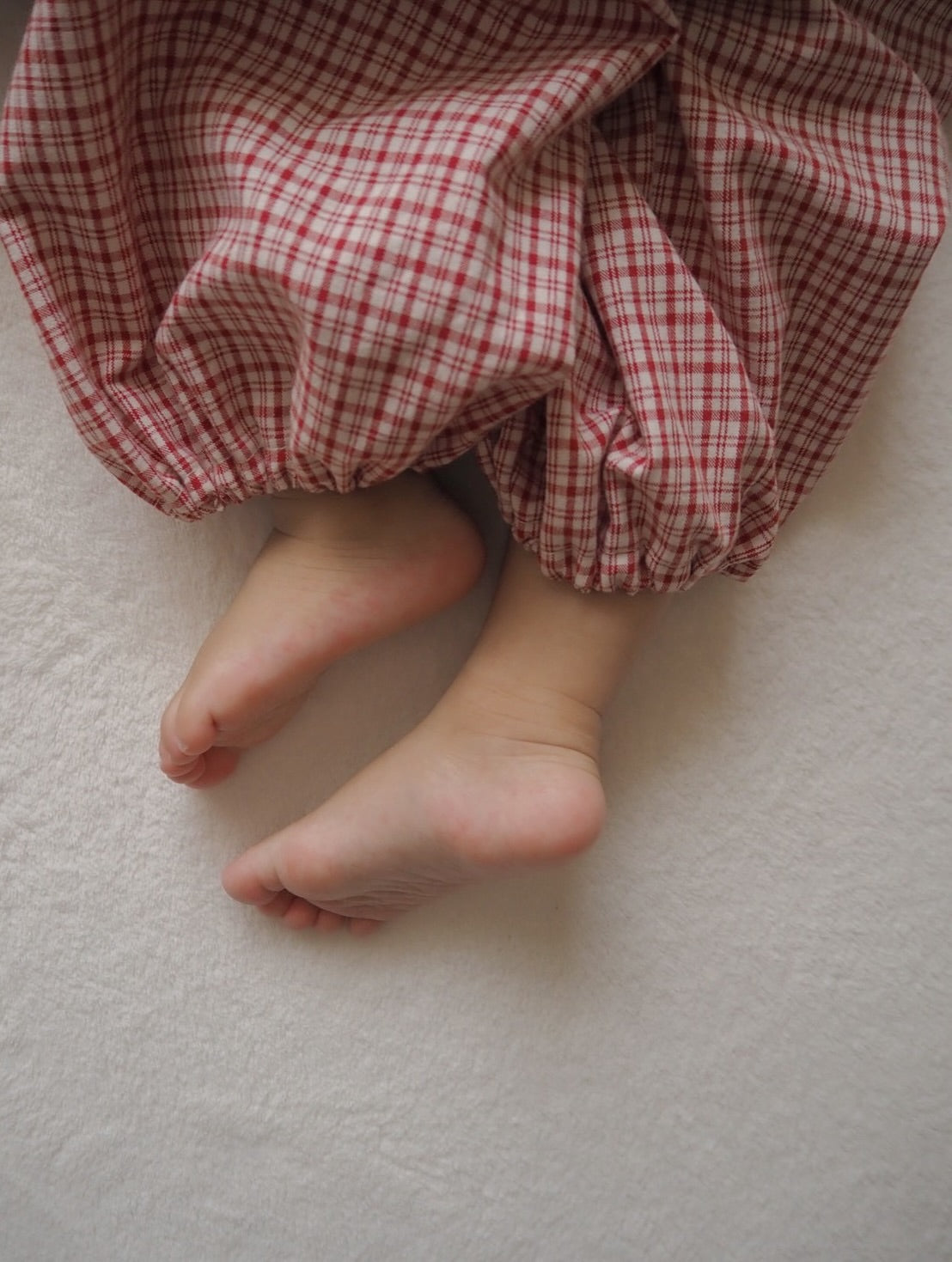 綿ポリ交織ソフトダンガリーNo.22チェック#Aレッド