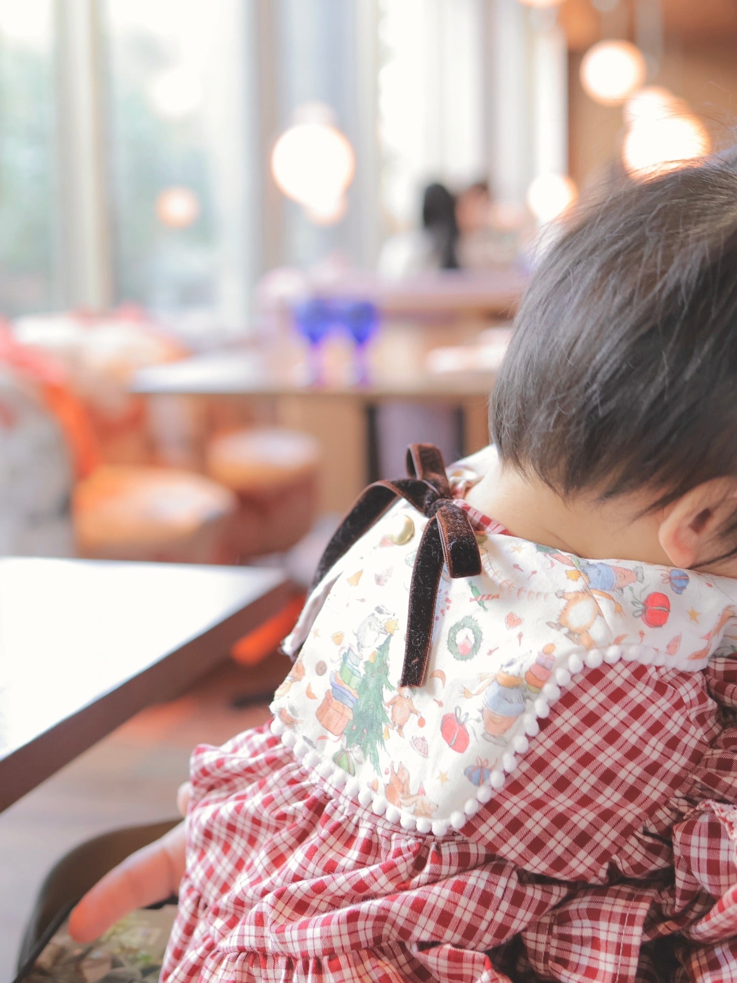 綿ポリ交織ソフトダンガリーNo.23チェック#Gローズ