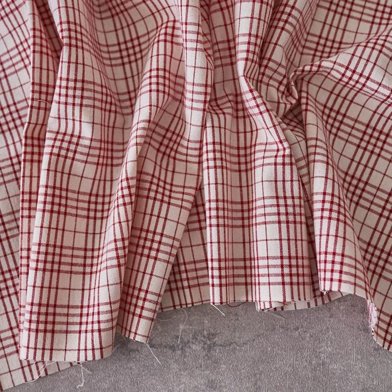 綿ポリ ソフトダンガリー オリジナルチェック