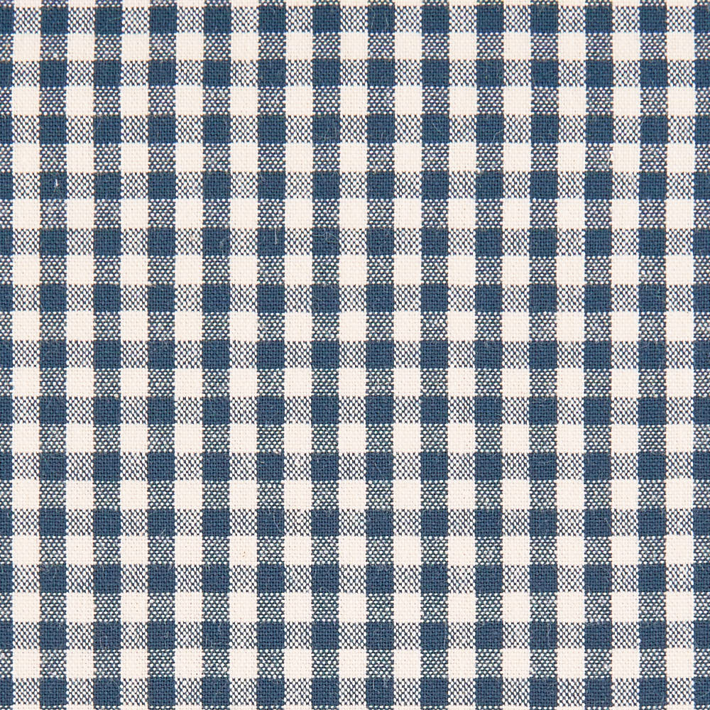 綿ポリ交織ソフトダンガリー3mmギンガムチェック#Bネイビー