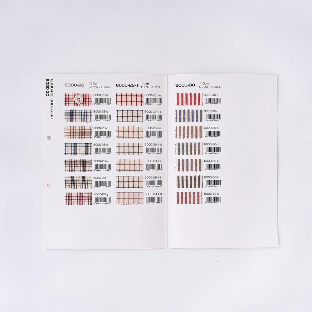 品番6000-28-29-30サンプル帳