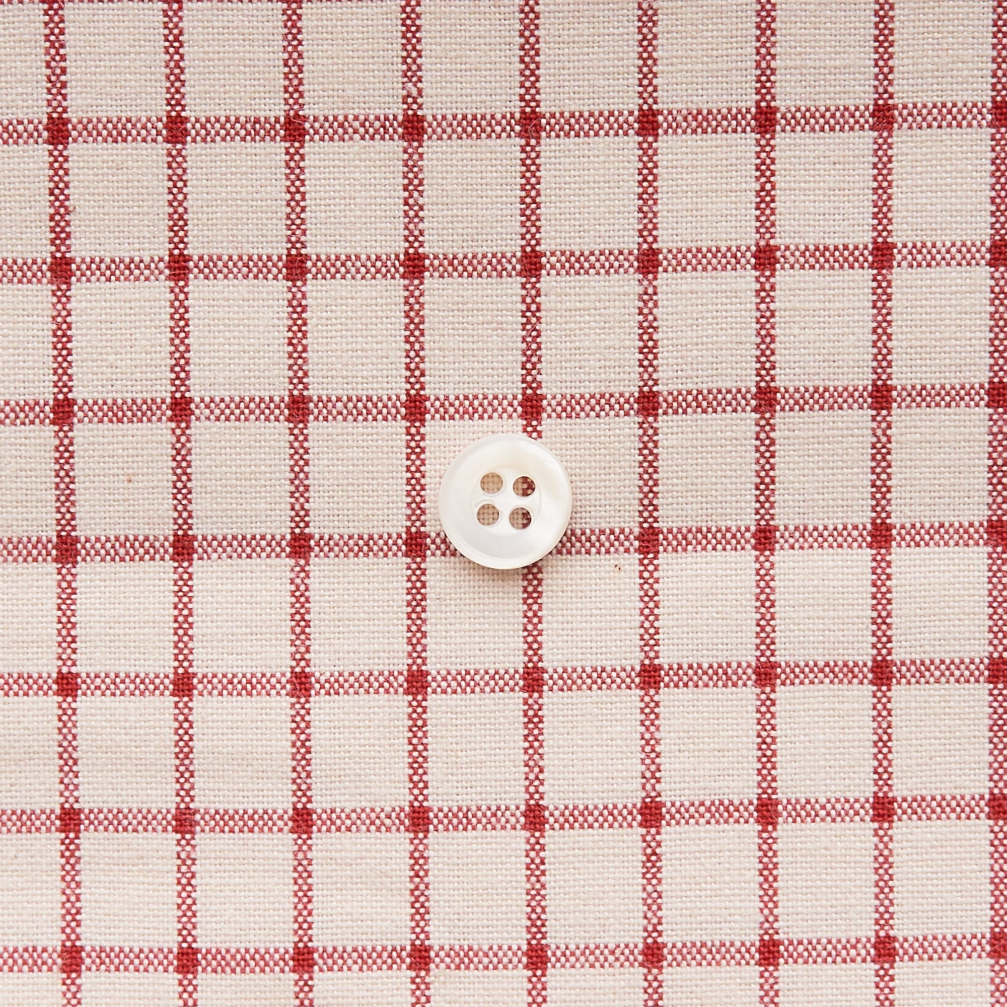 綿ポリ交織ソフトダンガリー#18ピンストライプ#A レッド