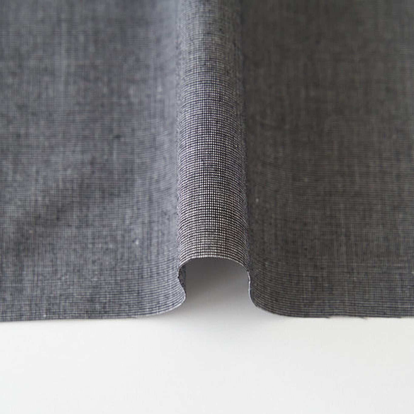 綿ポリ混紡ライトウェザー無地#Gブラック