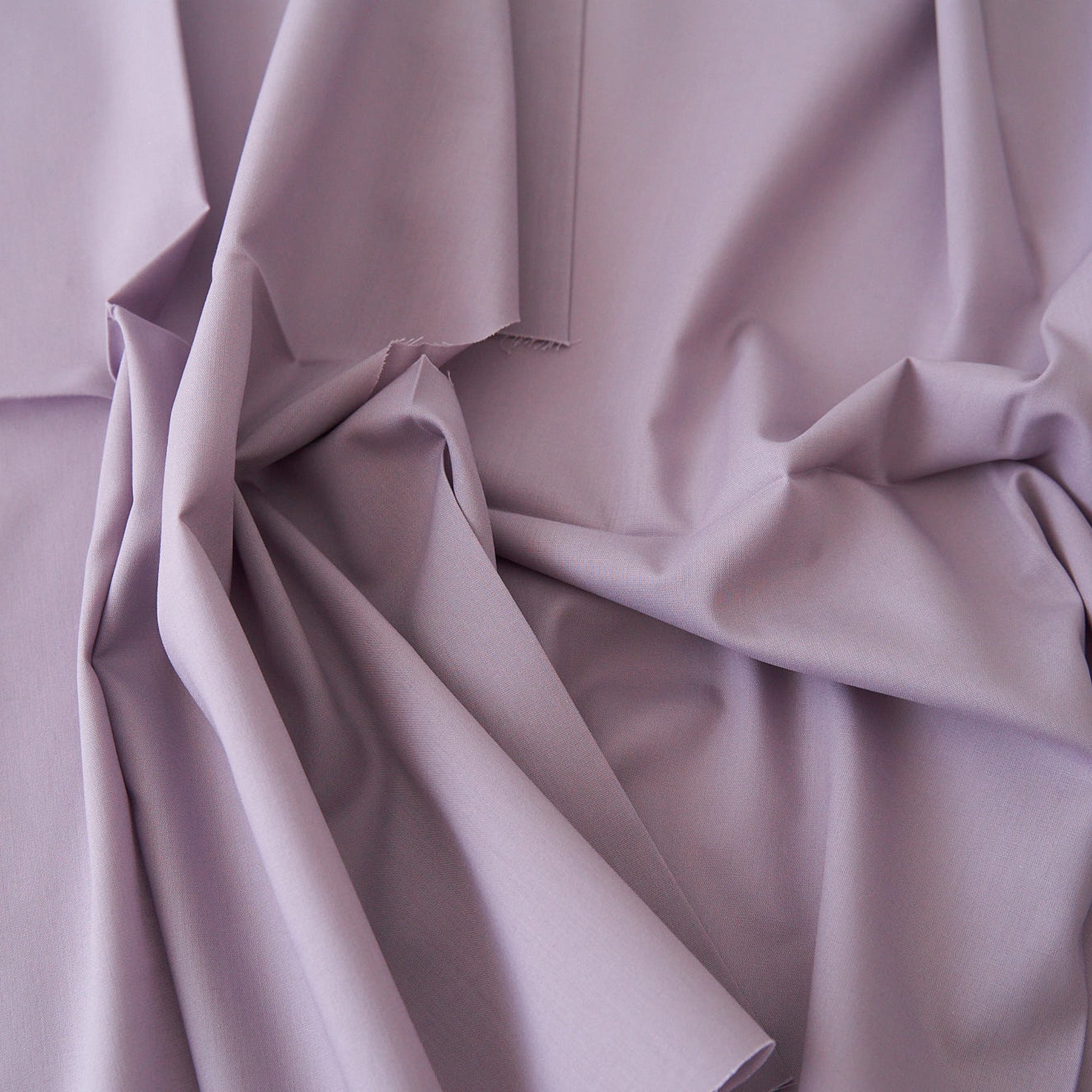 綿ポリ混紡ハーフダンガリー無地#204 オールドモーブ