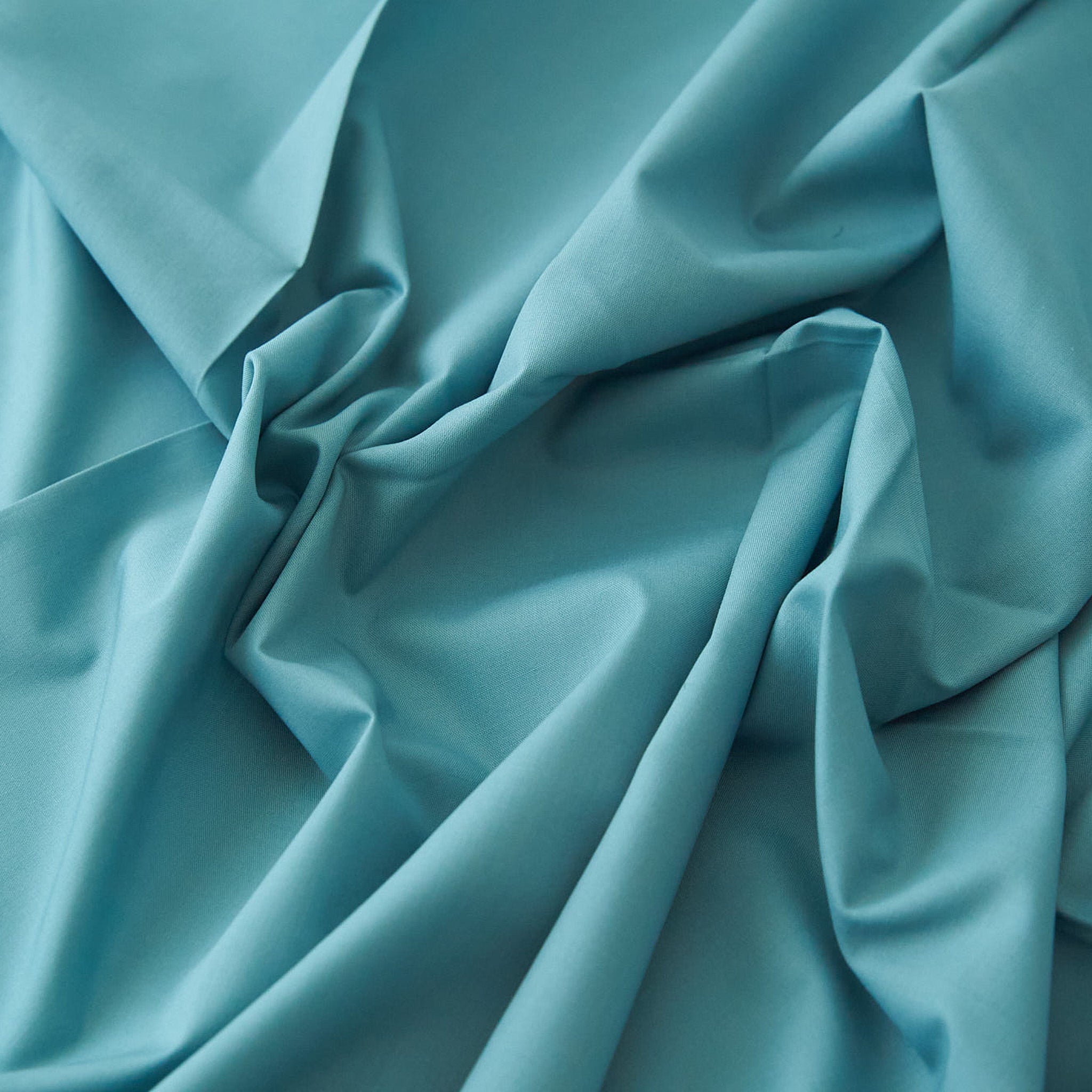 綿ポリ混紡ハーフダンガリー無地#305 スモークエメラルド