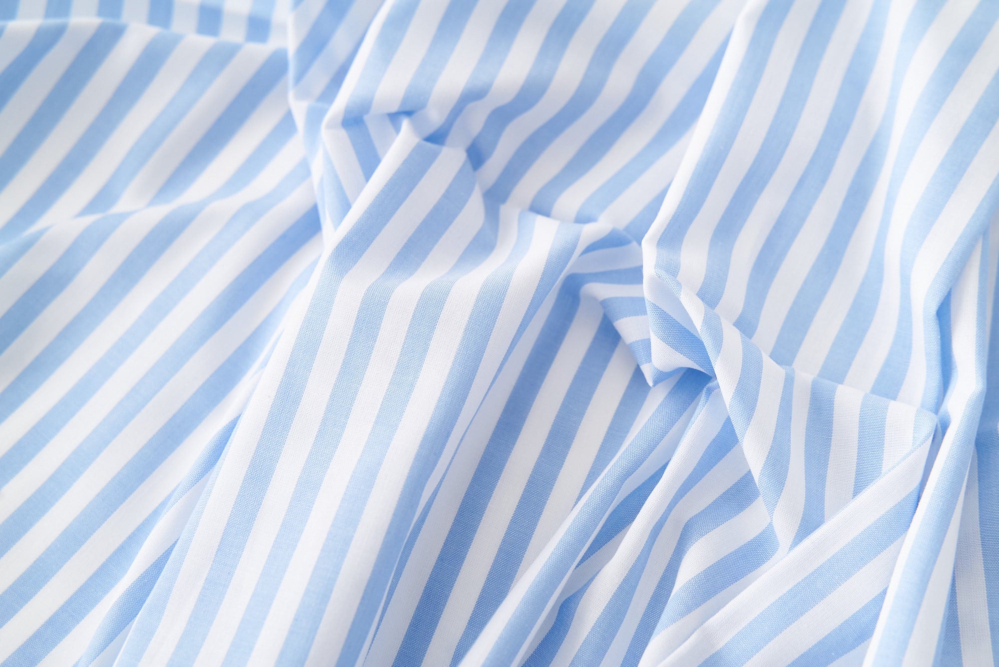 綿ポリ ハーフダンガリー ストライプ