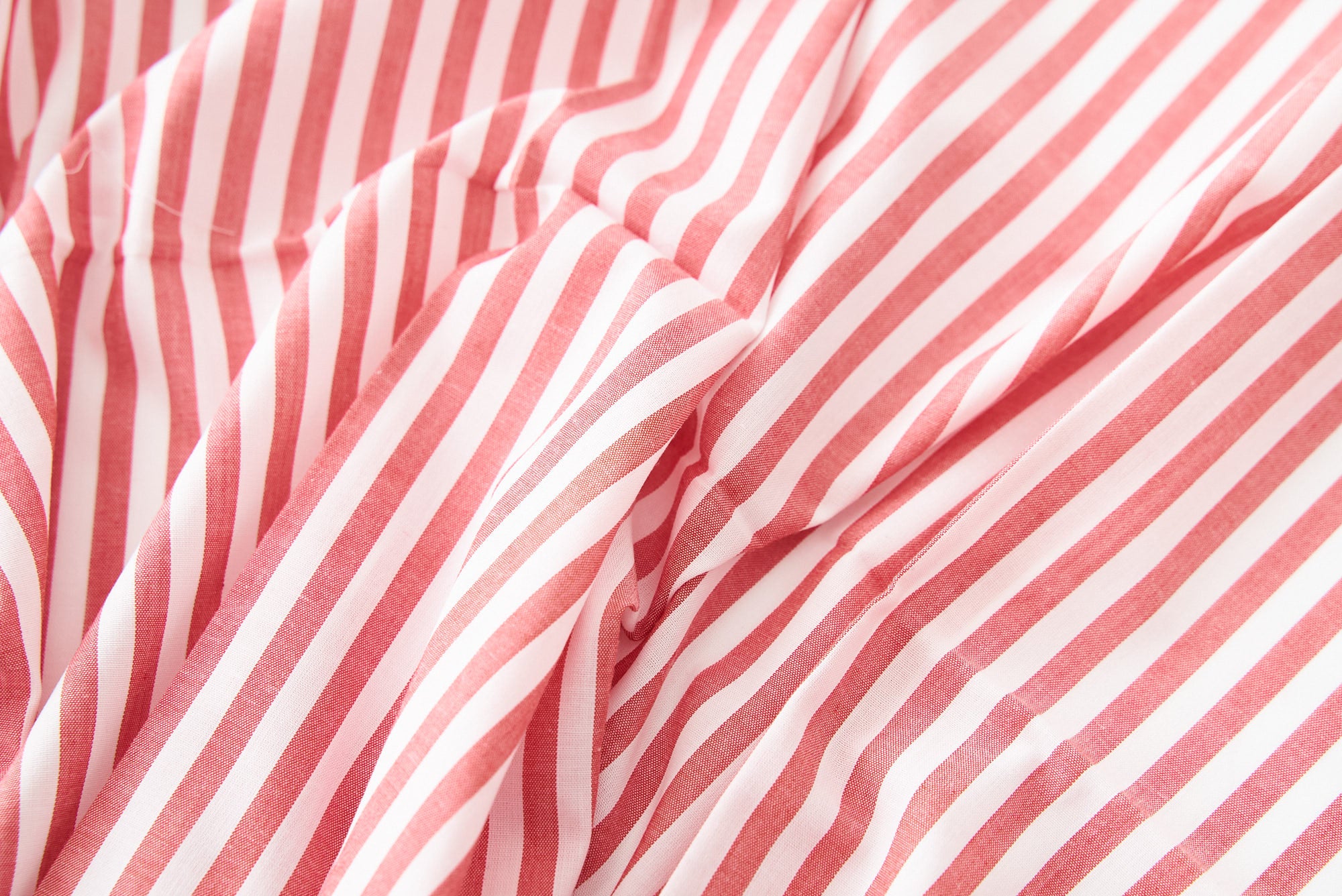 綿ポリ ハーフダンガリー ストライプ