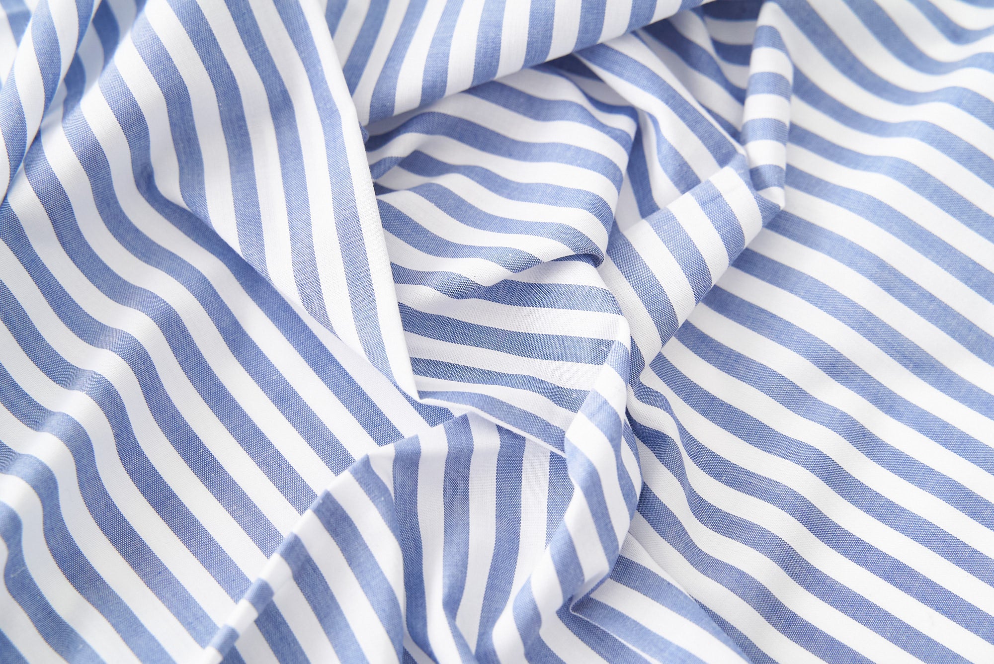 綿ポリ ハーフダンガリー ストライプ