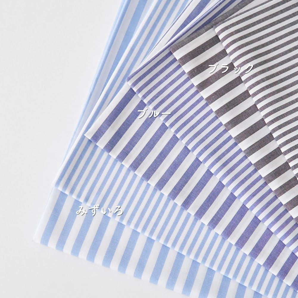 綿ポリ ハーフダンガリー ストライプ 画像17