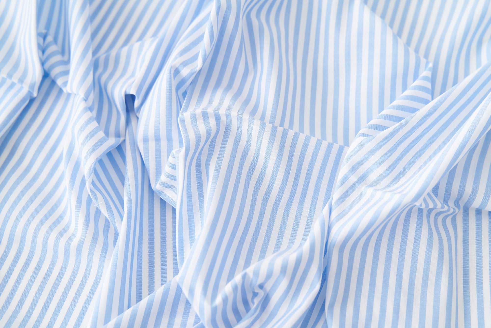 綿ポリ ハーフダンガリー ストライプ