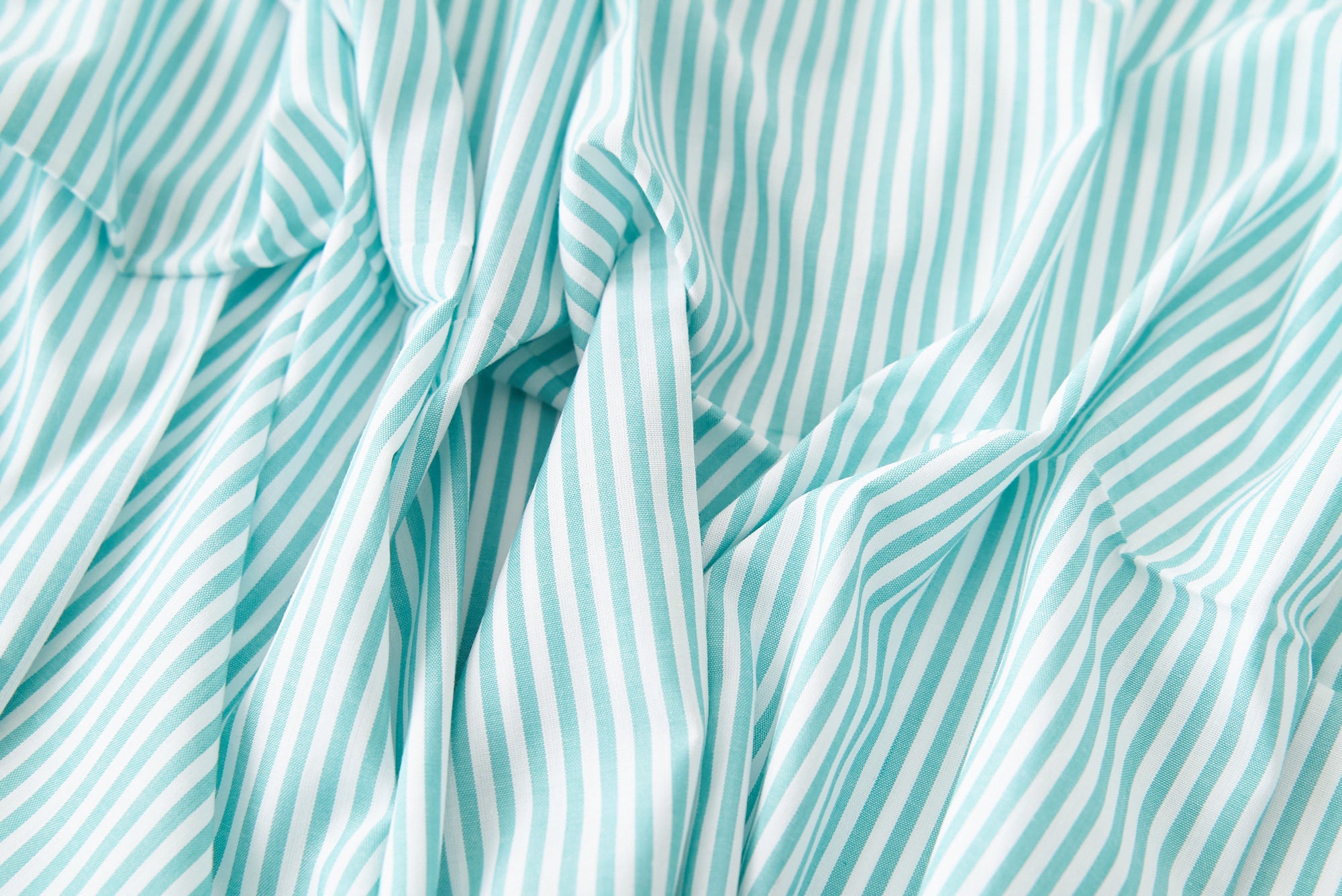 綿ポリ ハーフダンガリー ストライプ