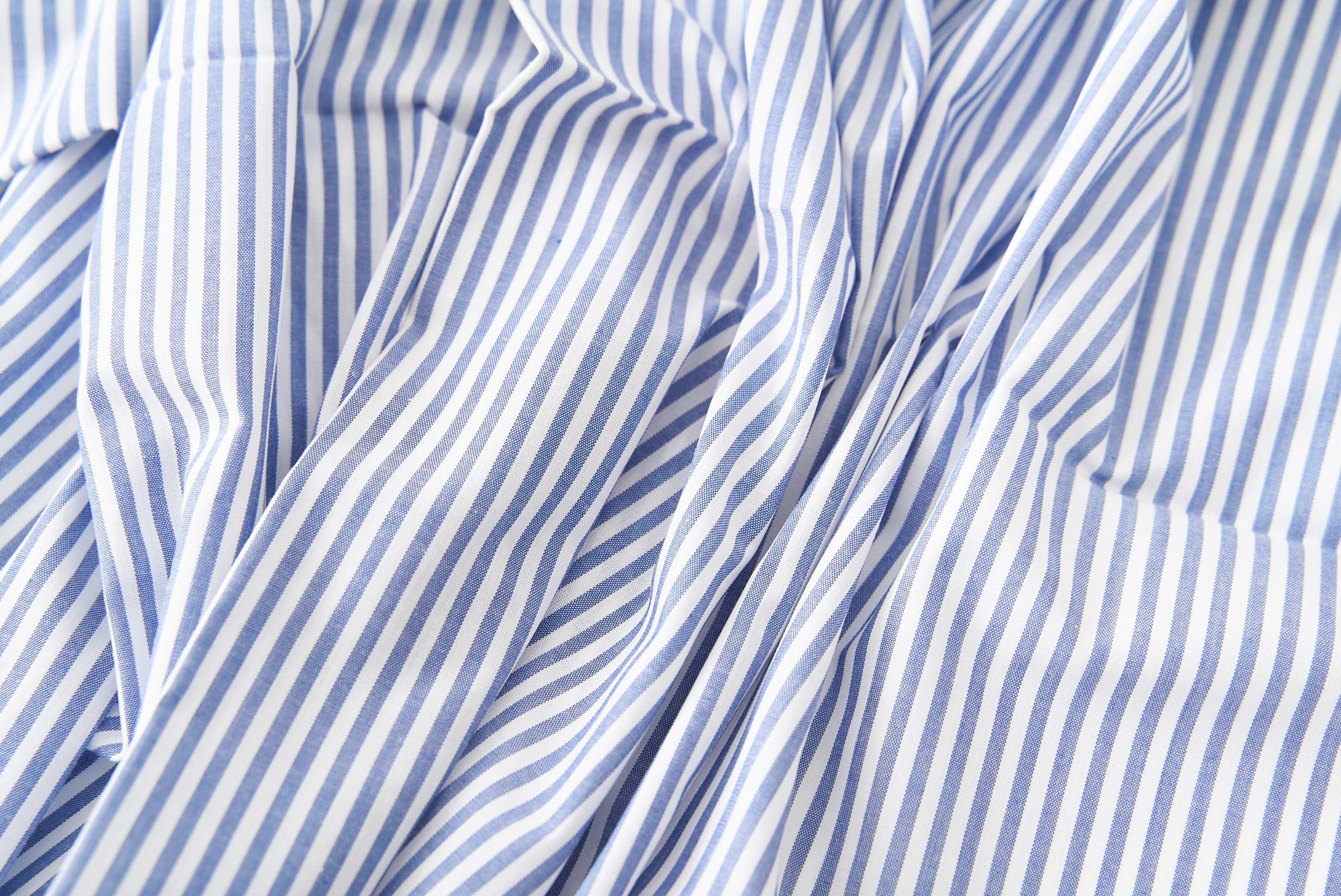 綿ポリ ハーフダンガリー ストライプ