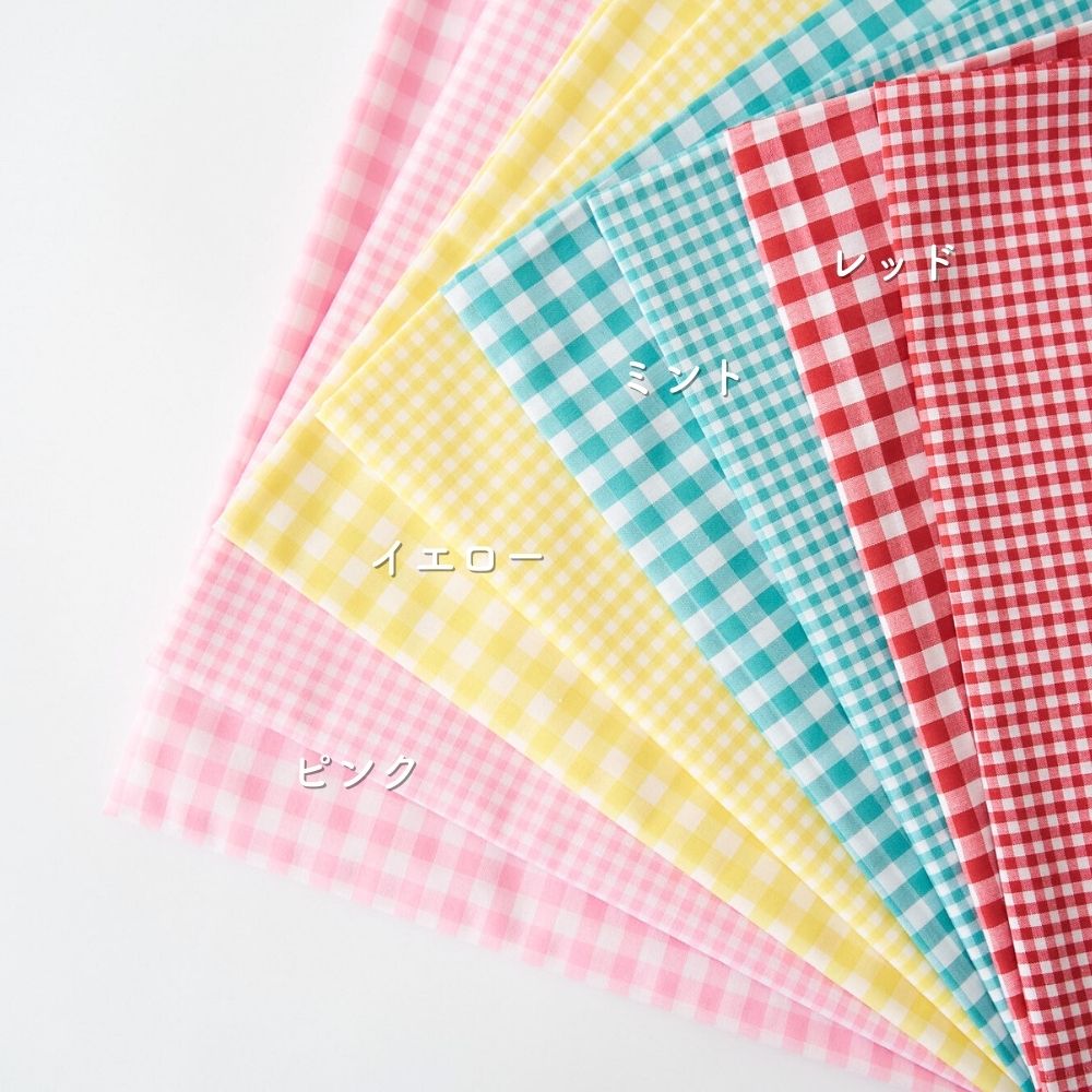 綿ポリ ハーフダンガリー ギンガムチェック 画像16