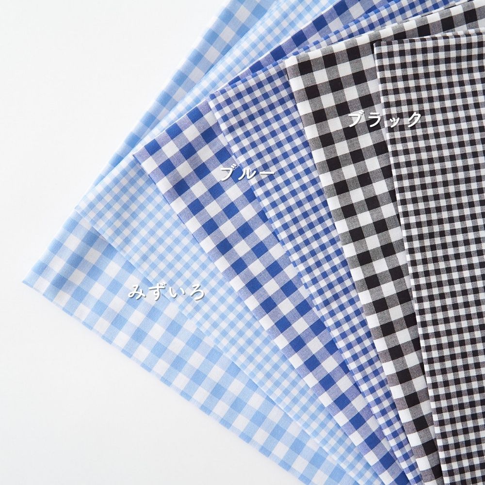 綿ポリ ハーフダンガリー ギンガムチェック 画像17