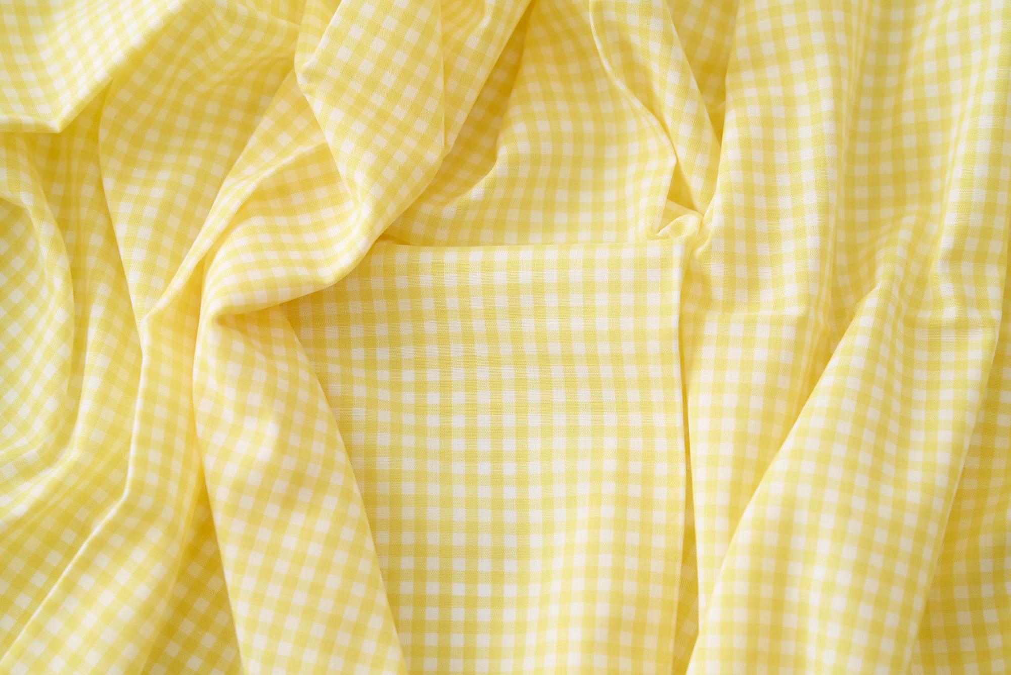 綿ポリ ハーフダンガリー ギンガムチェック