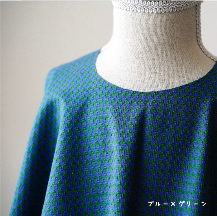 綿ポリ混紡交織ドビーギンガム