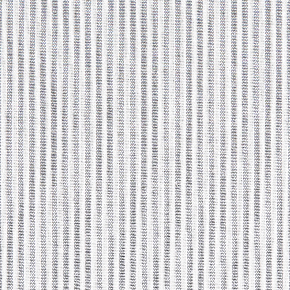 綿ポリ交織ソフトダンガリー1.5mmストライプ#グレー