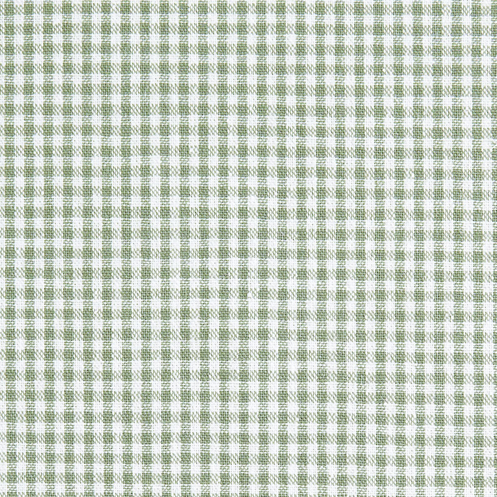 綿ポリ交織ソフトダンガリー1.5mmギンガムチェック#Dモスグリーン