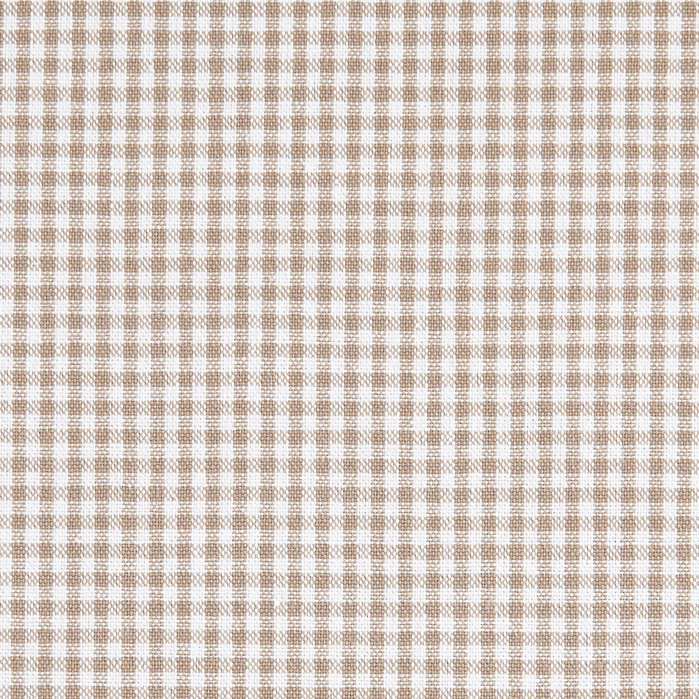 綿ポリ交織ソフトダンガリー1.5mmギンガムチェック#アイボリー