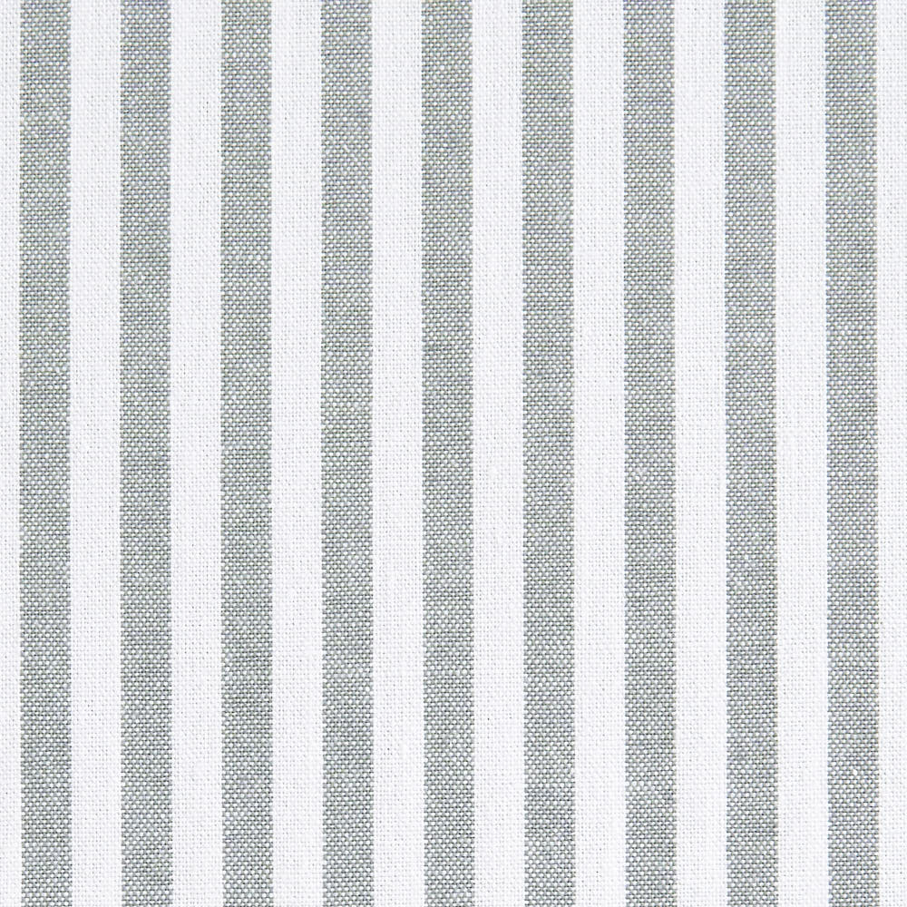 綿ポリ交織ソフトダンガリー5mmストライプ#グレー