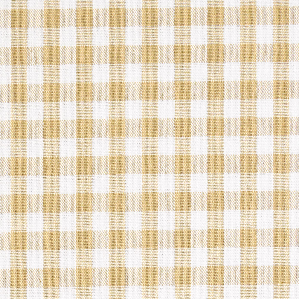 綿ポリ交織ソフトダンガリー5mmギンガムチェック#Cペールイエロー