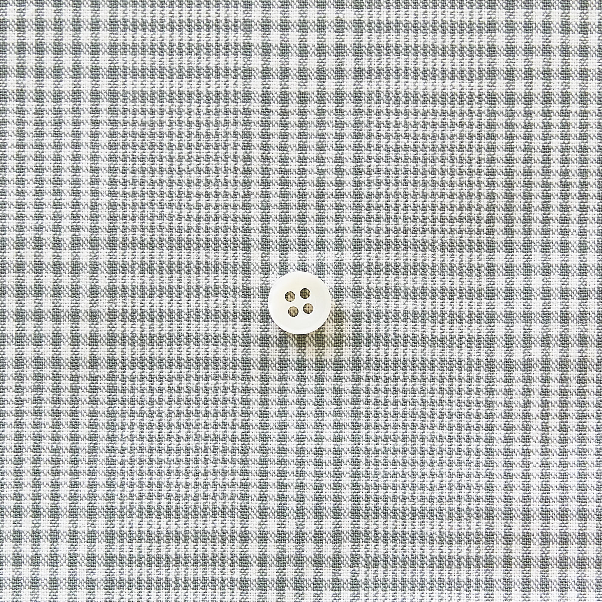 綿ポリ交織ソフトダンガリー#15グレンチェック#Dモスグリーン