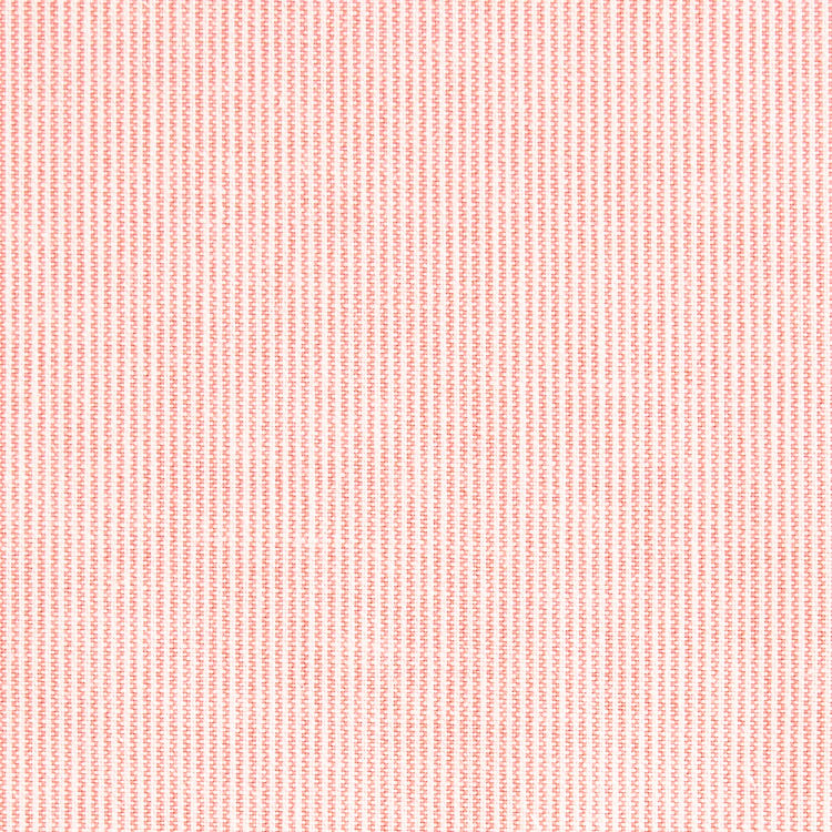 綿ポリ交織ソフトダンガリー#18ピンストライプ#102 サーモンピンク