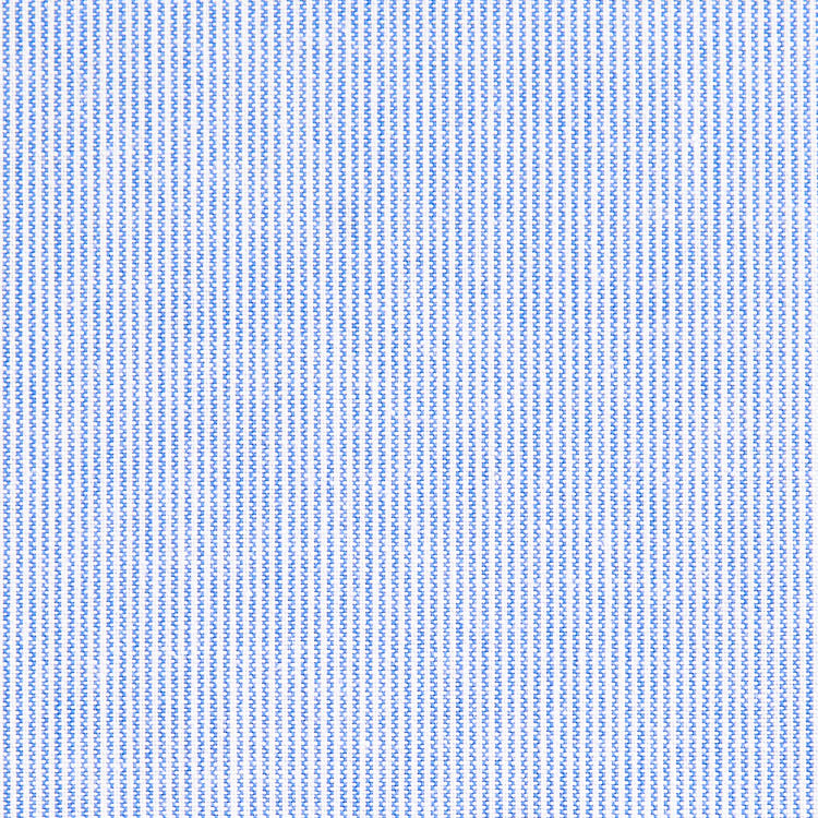 綿ポリ交織ソフトダンガリー#18ピンストライプ#106 マリンブルー