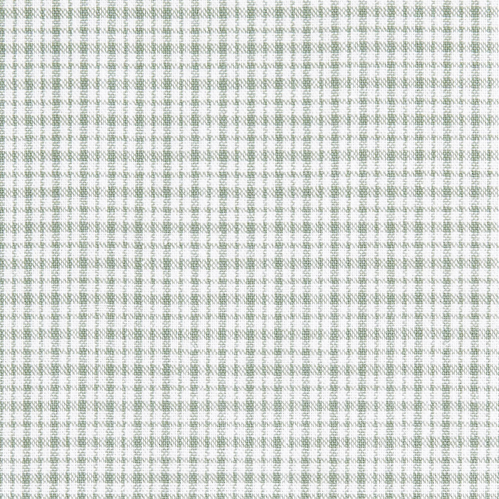 綿ポリ交織ソフトダンガリーNo.19チェック#Dモスグリーン