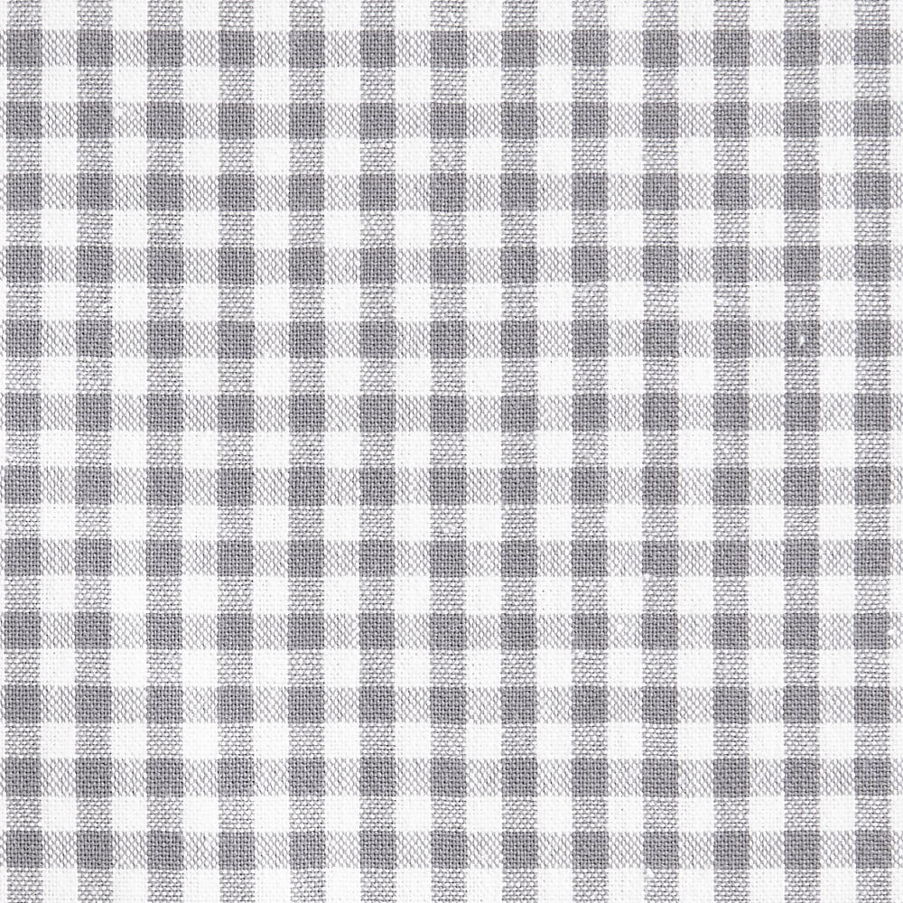 綿ポリ交織ソフトダンガリー3mmギンガムチェック#グレー