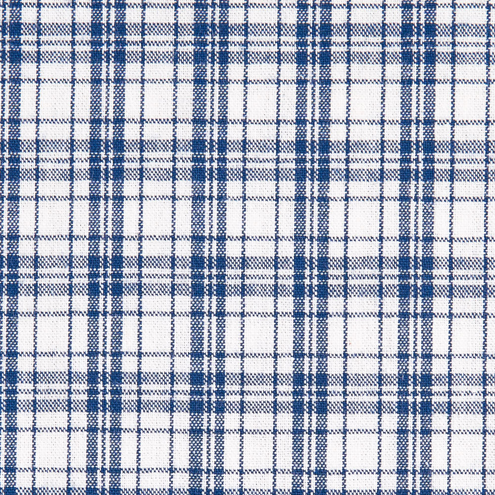綿ポリ交織ソフトダンガリーNo.28チェック#ネイビー
