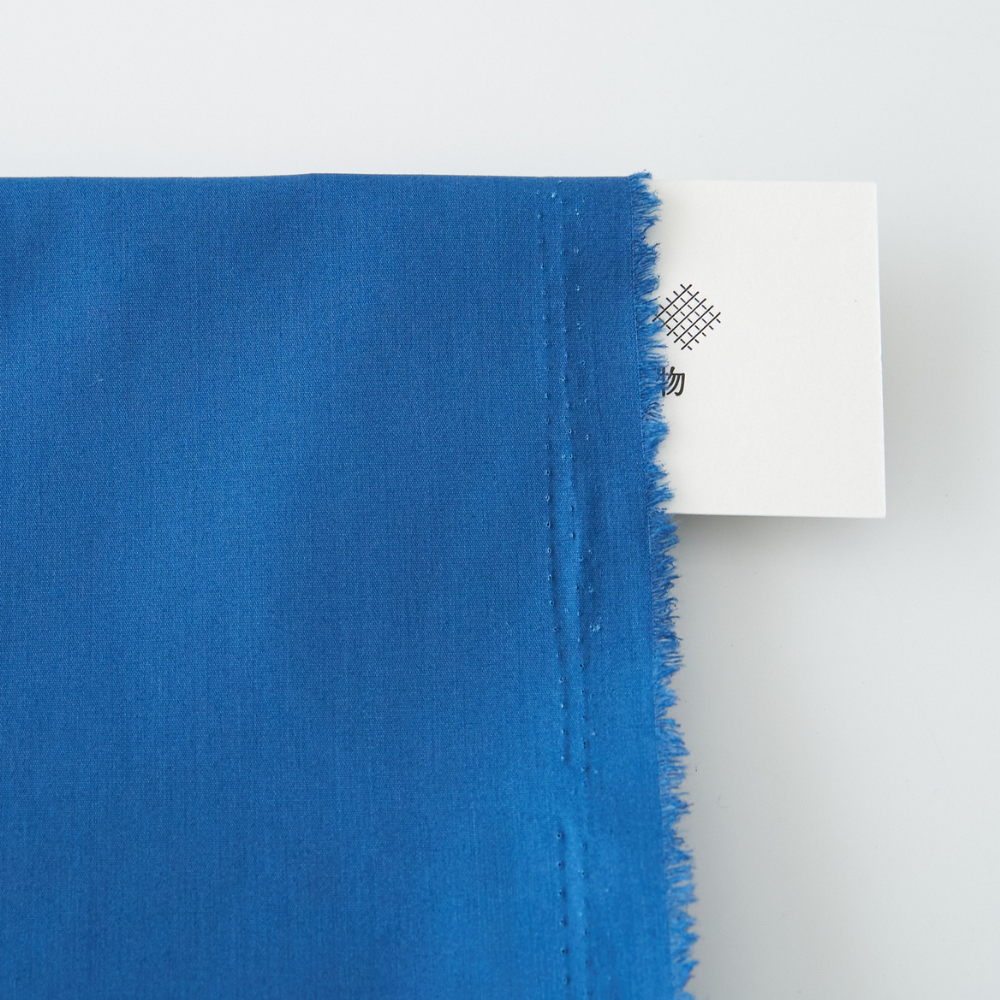 綿ポリブロード#114 アラビアンブルー