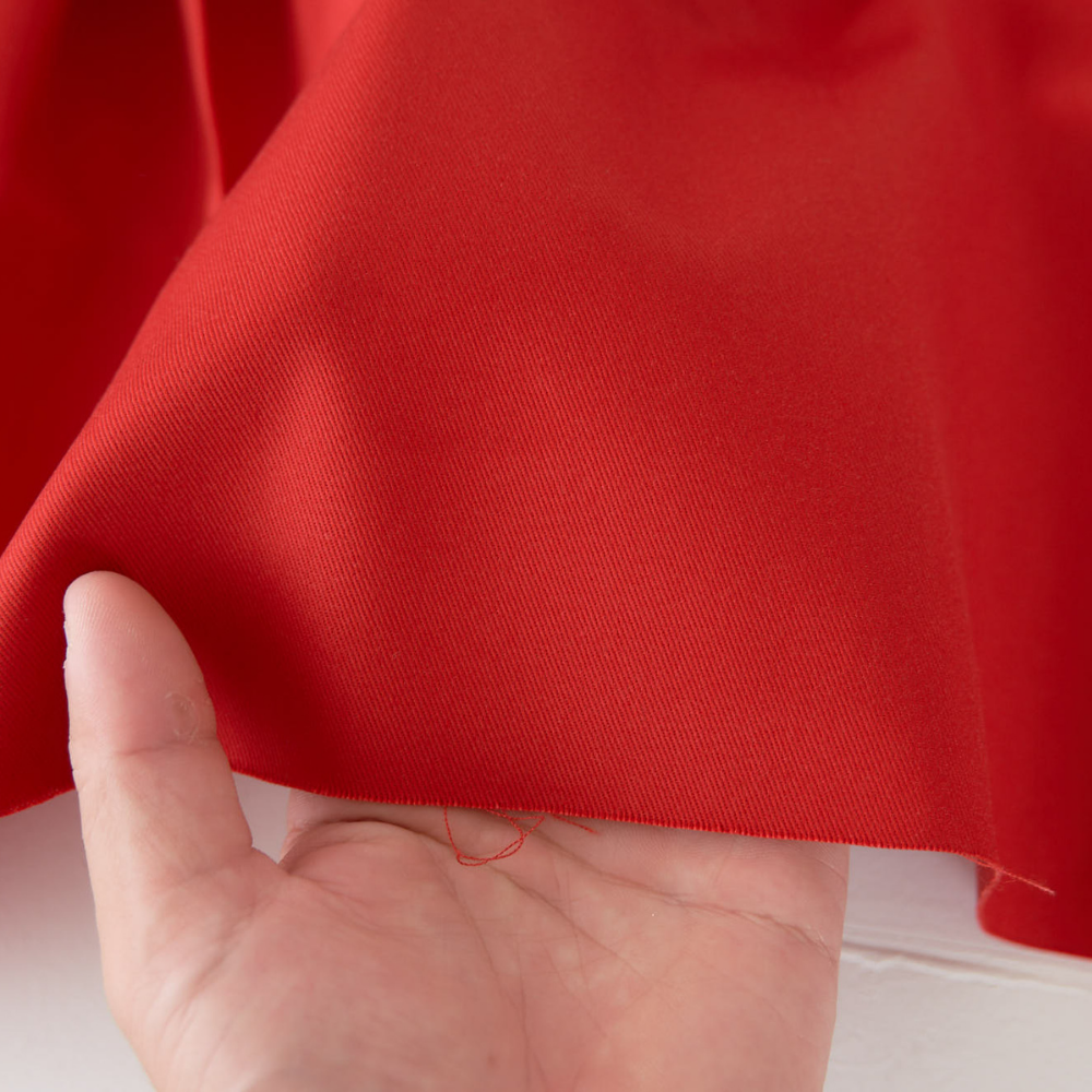 オリジナルコットンツイル#11ワインレッド