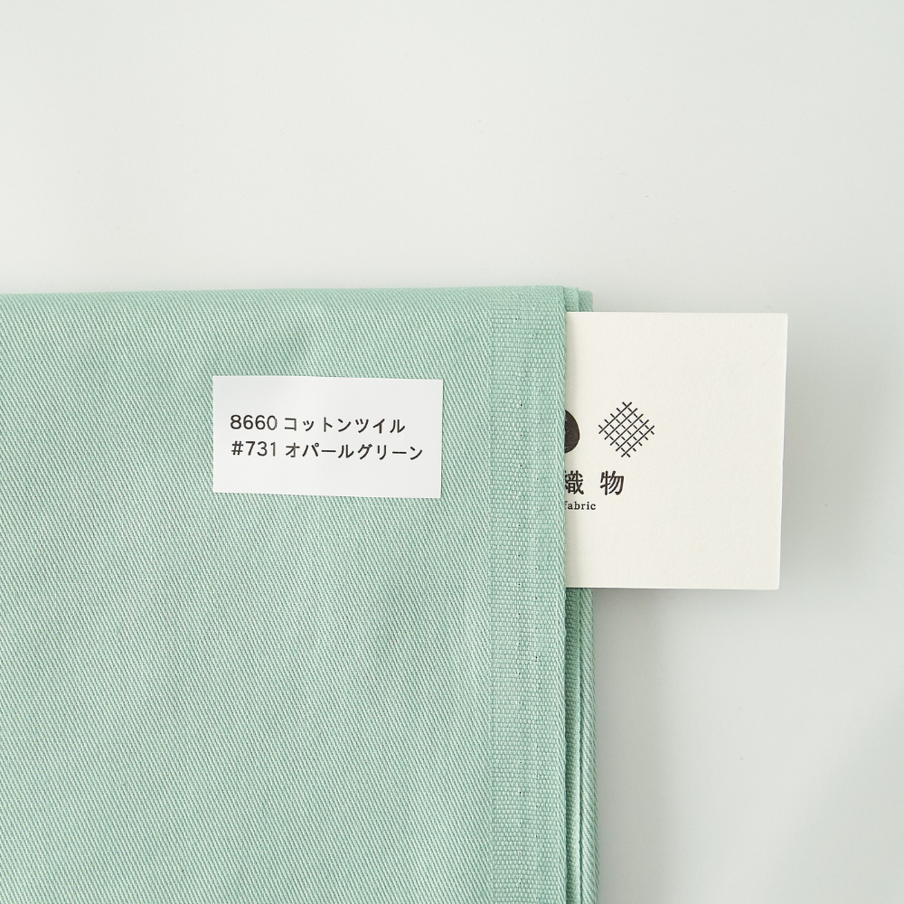 オリジナルコットンツイル#731オパールグリーン
