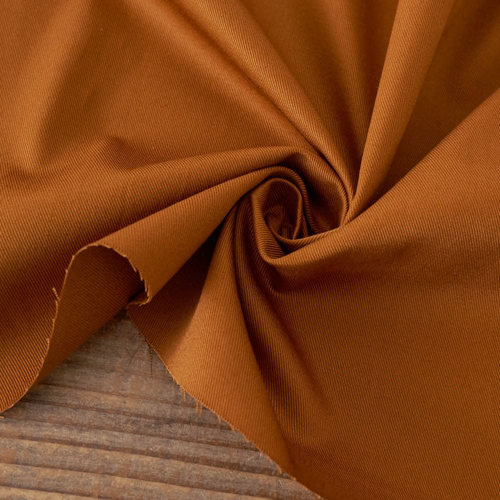 コッ トン ストレッチ チノ#17シナモン