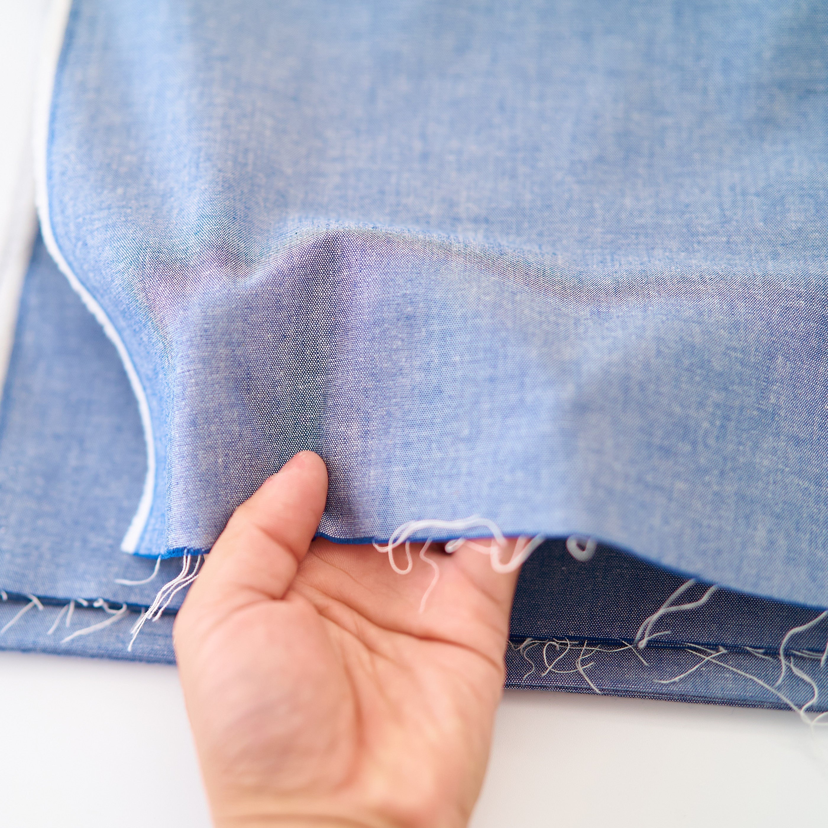 コットンダンガリー無地#Bネイビー