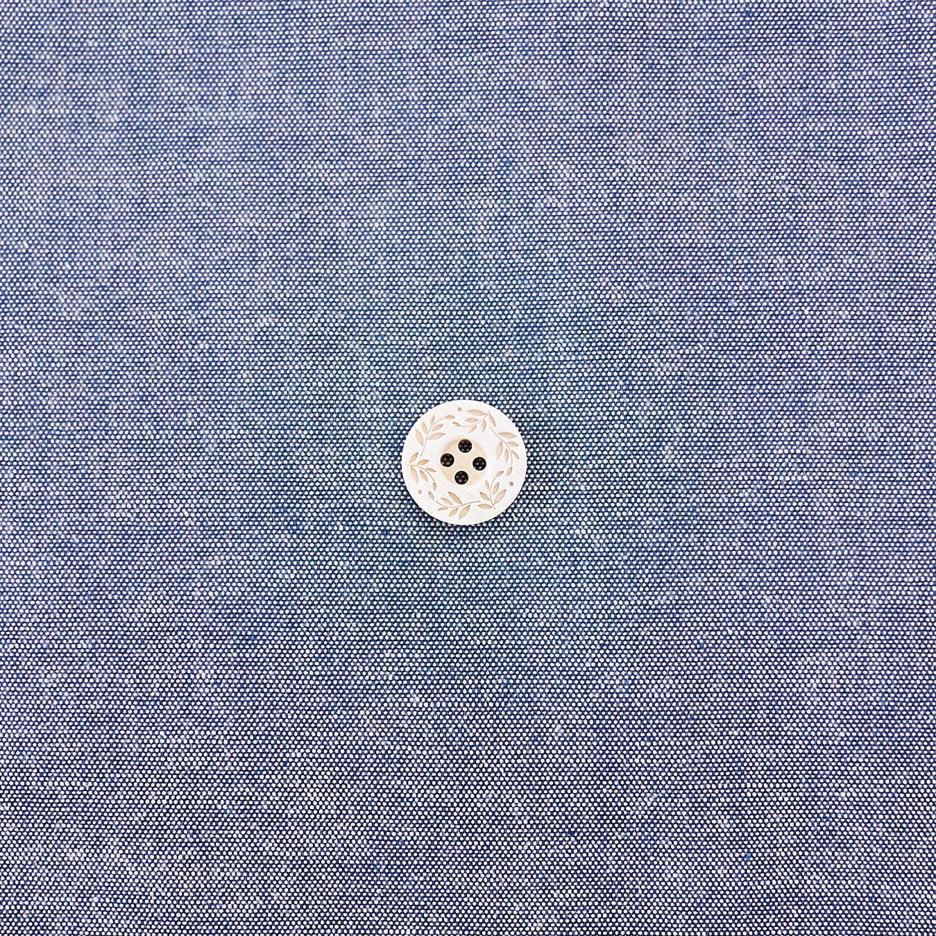 コットンダンガリー無地#Bネイビー