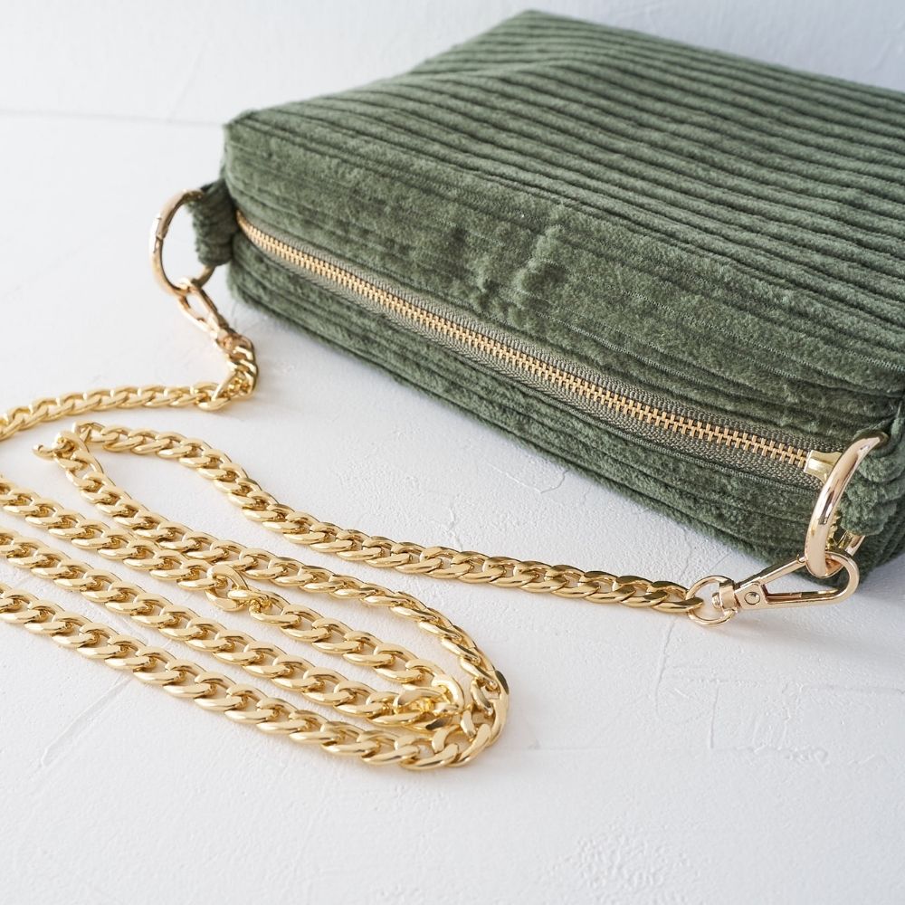 ナスカン付き金属チェーン 120cm