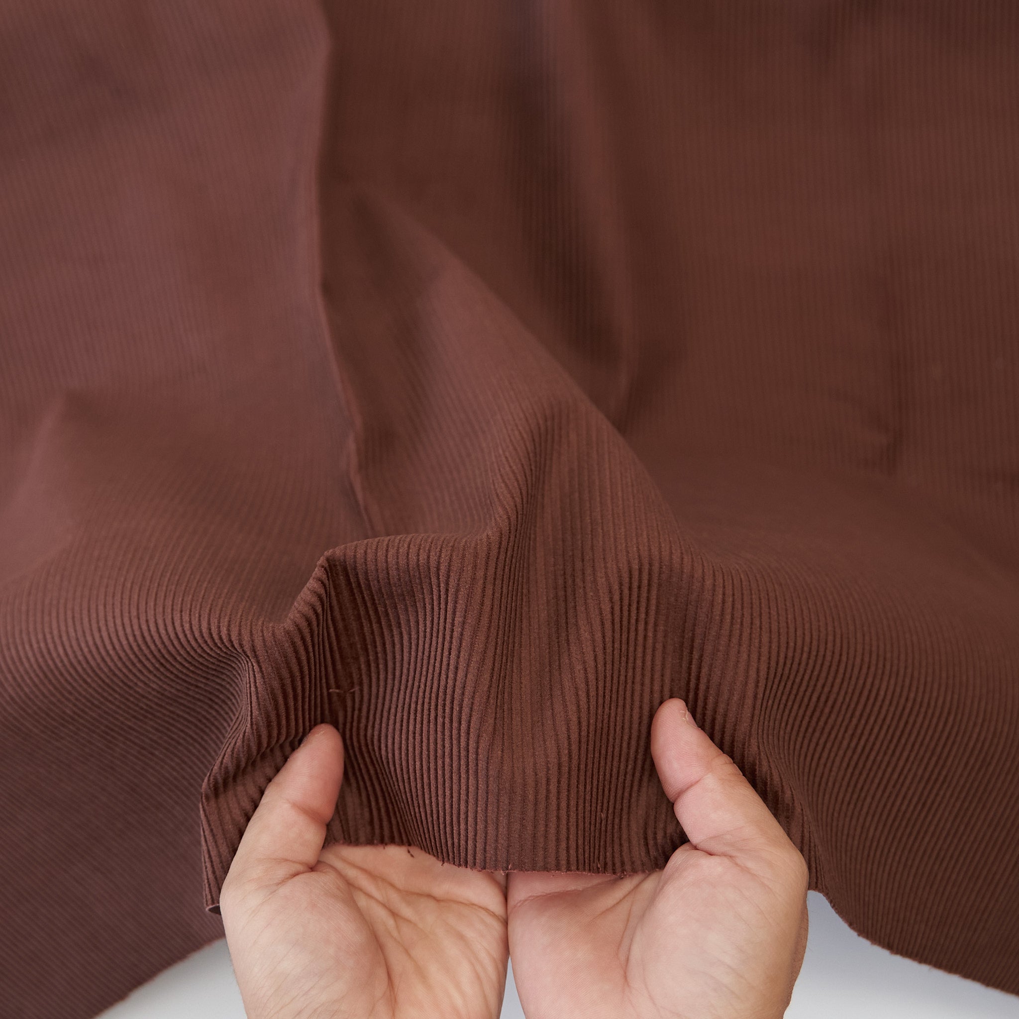 コットン 8W コーデュロイ #br チョコ