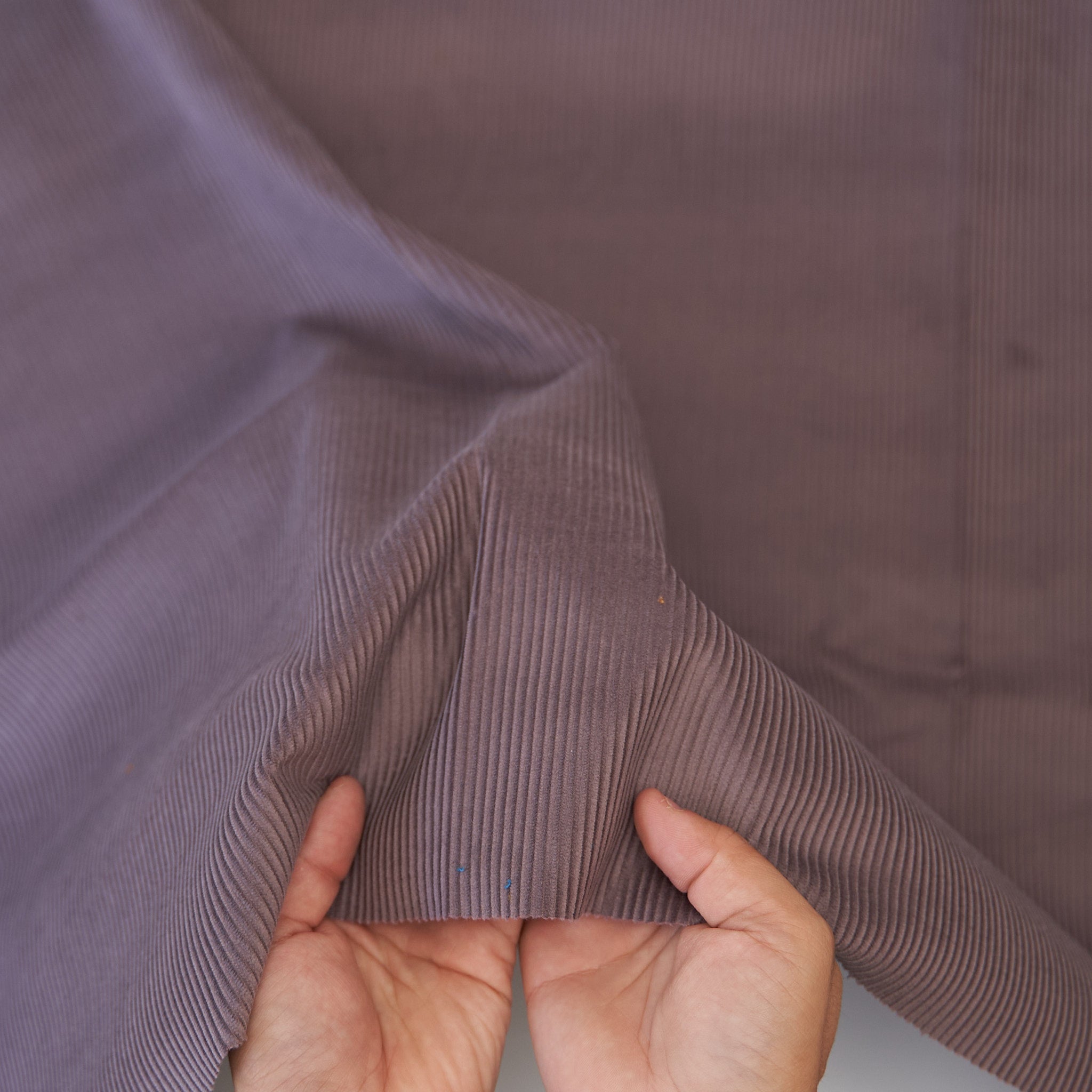 コットン 8W コーデュロイ #c-grey グレイリッシュパープル