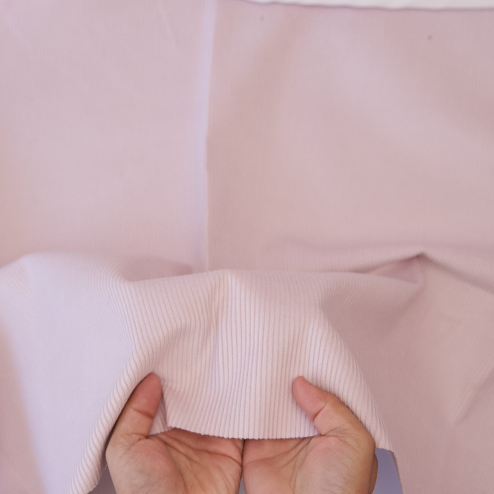 コットン 8W コーデュロイ #sp ミルキー・ピンク