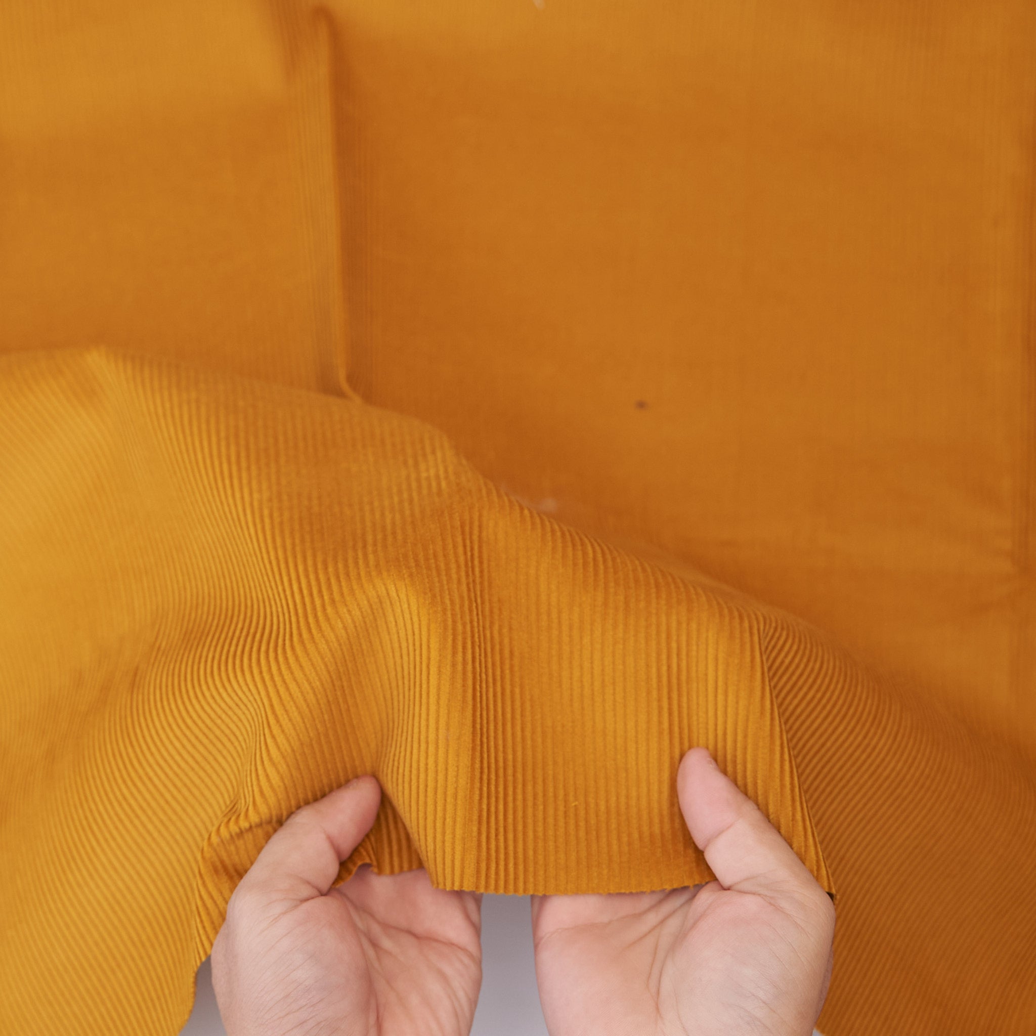 コットン 8W コーデュロイ #y マスタード